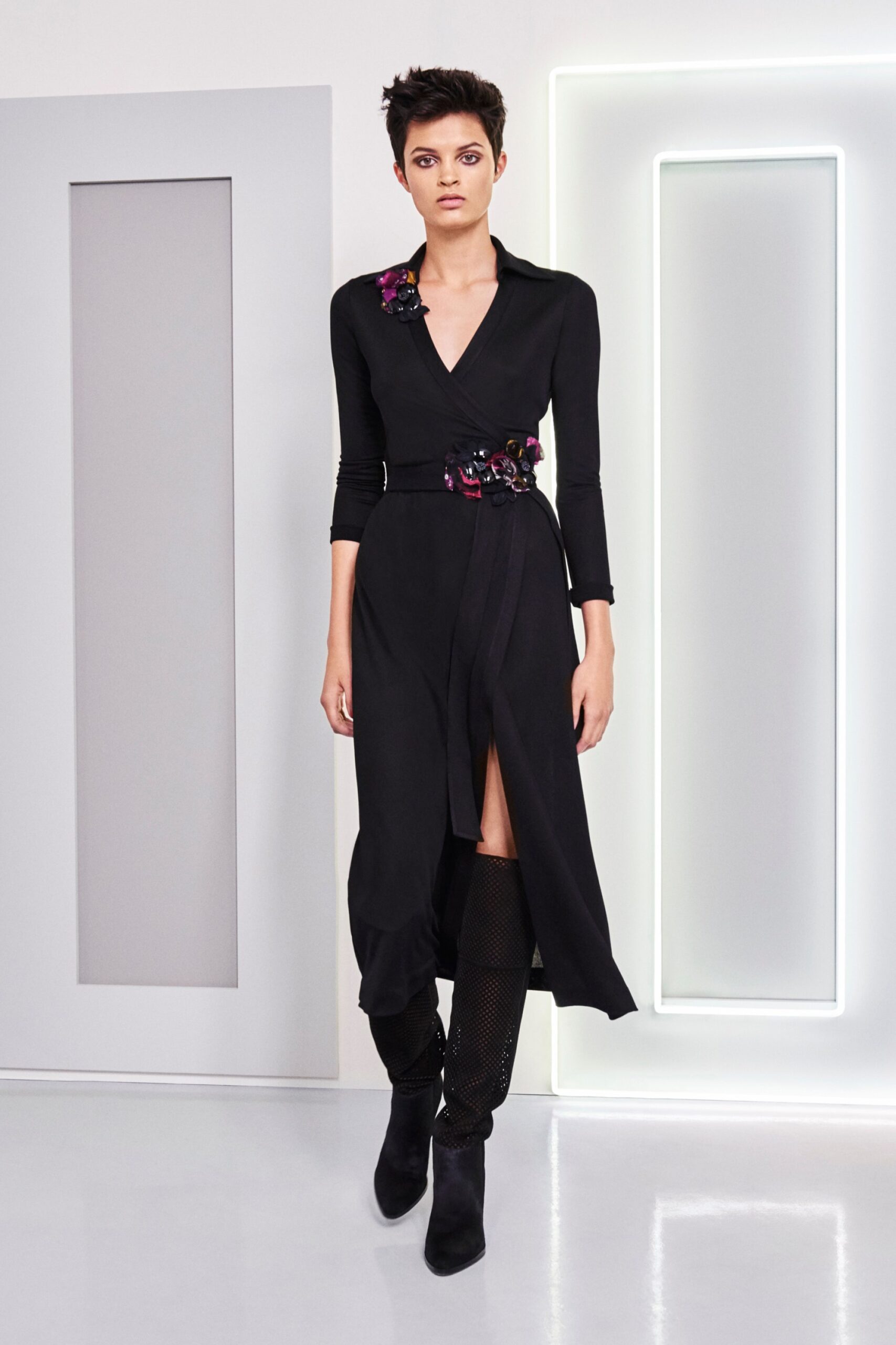 Diane von Furstenberg F/W 16 Look 1