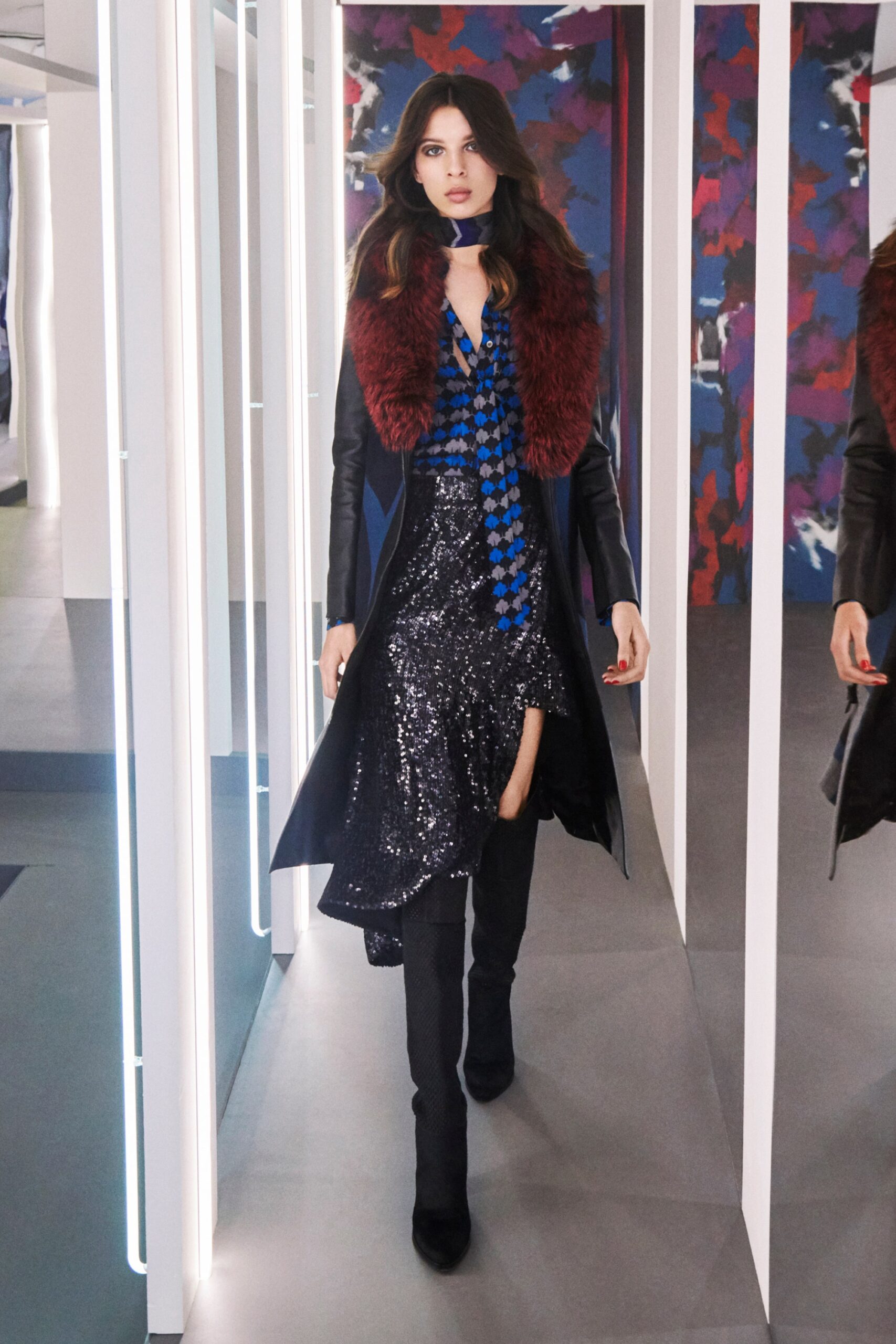 Diane von Furstenberg F/W 16 Look 3