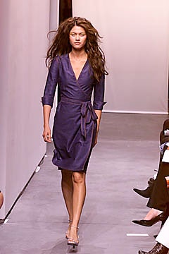 Diane von Furstenberg S/S 01 Look 17