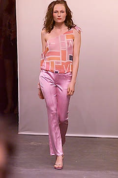 Diane von Furstenberg S/S 01 Look 19