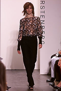 Diane von Furstenberg F/W 01 Look 24