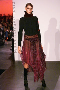 Diane von Furstenberg F/W 02 Look 48