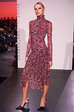 Diane von Furstenberg F/W 02 Look 57