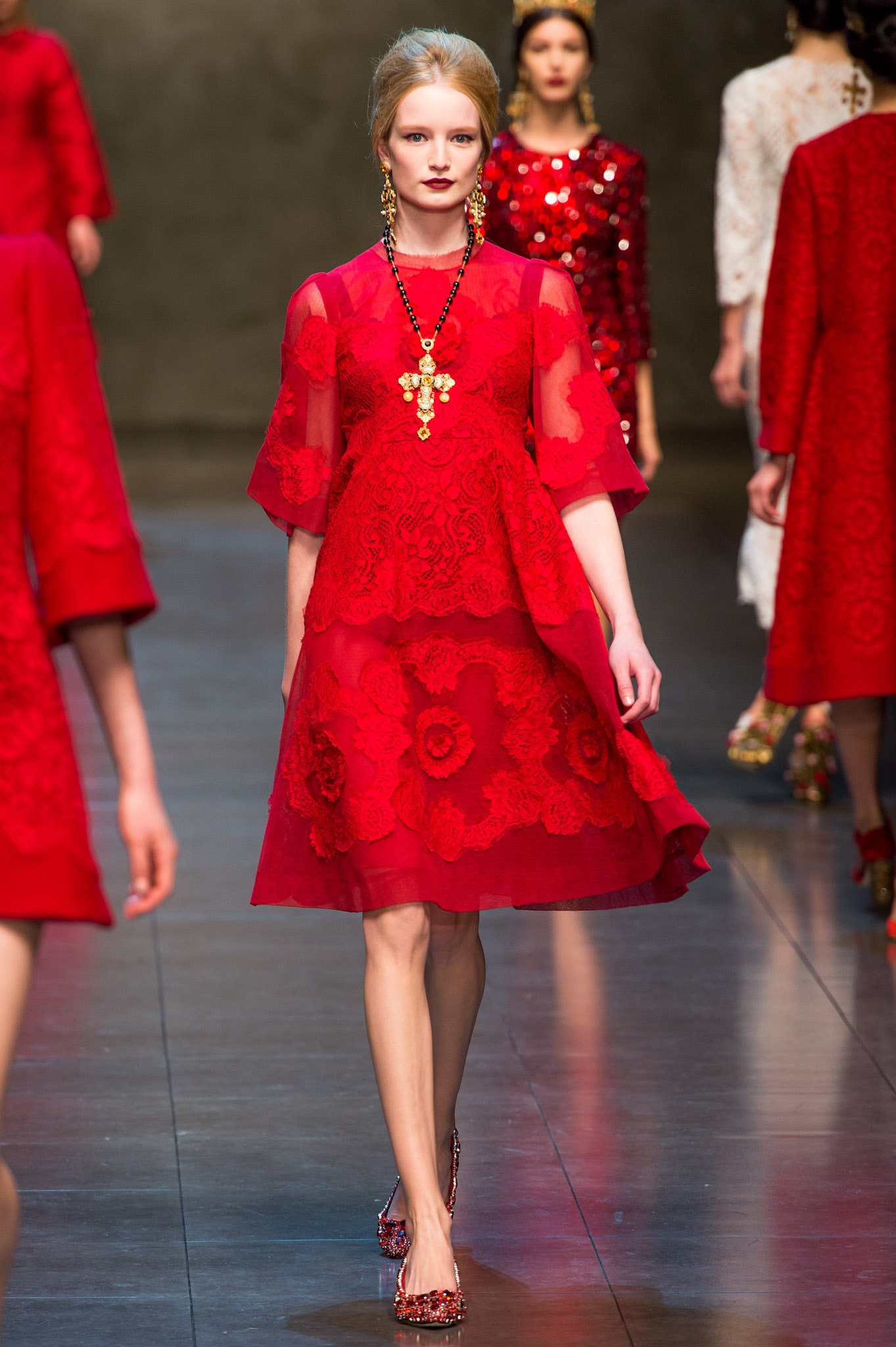 Dolce & Gabbana F/W 13 Look 45