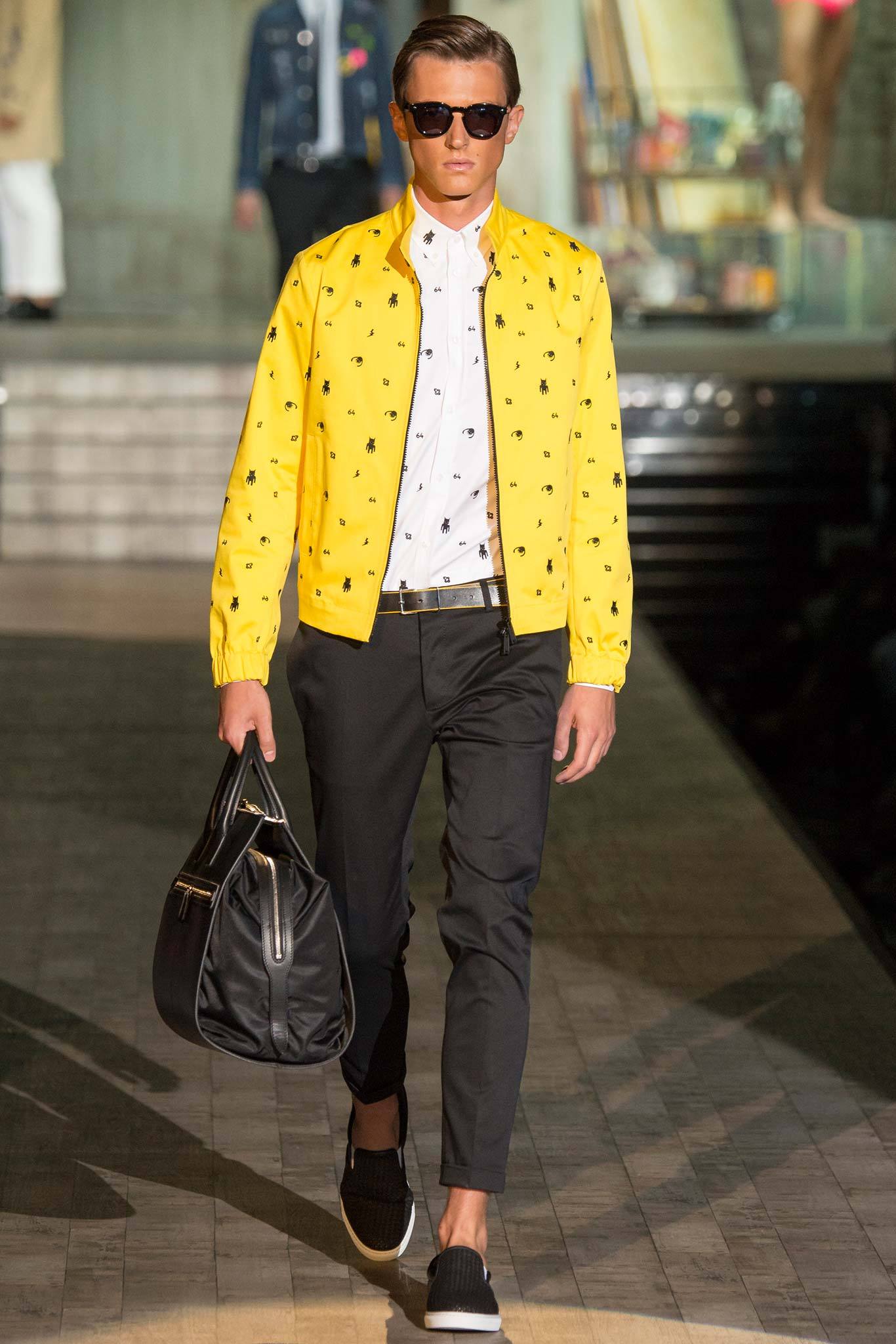 Dsquared2 S/S 15 Menswear Look 1