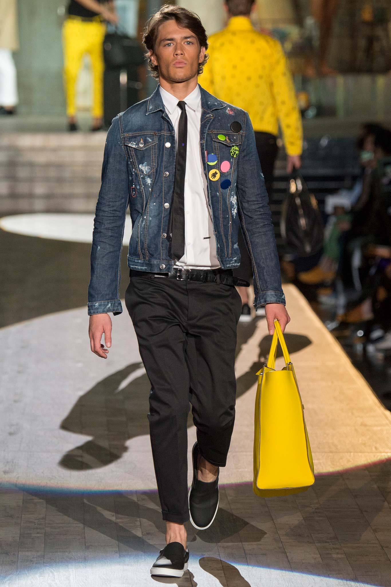 Dsquared2 S/S 15 Menswear Look 2