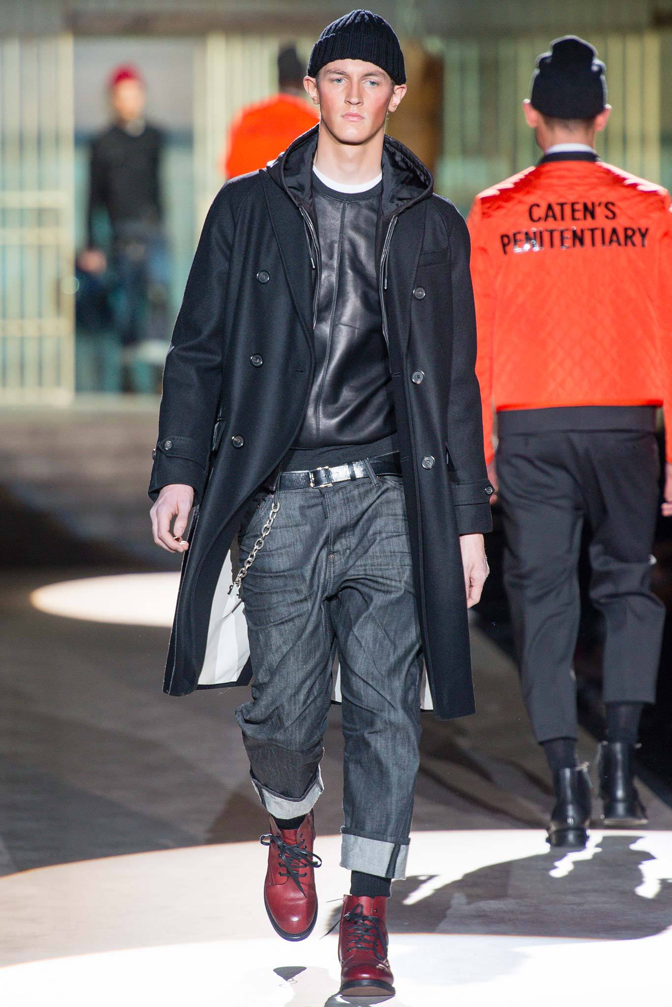 Dsquared2 F/W 14 Menswear Look 4