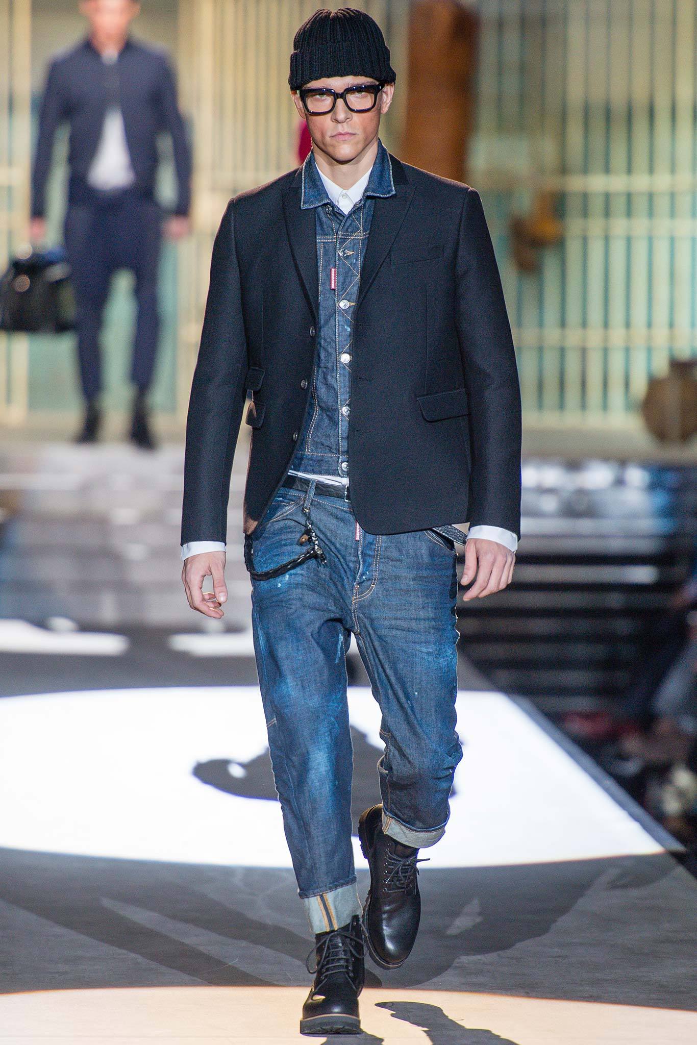 Dsquared2 F/W 14 Menswear Look 6