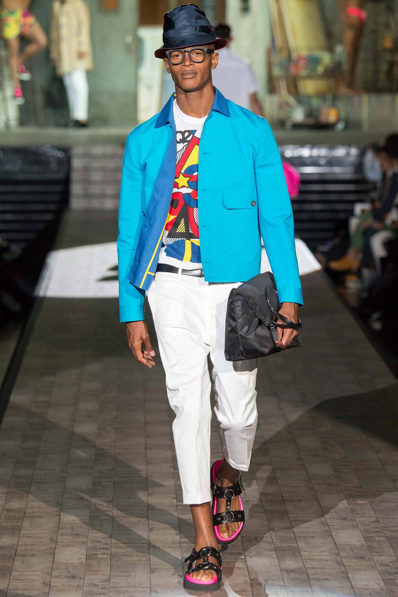 Dsquared2 S/S 15 Menswear Look 5