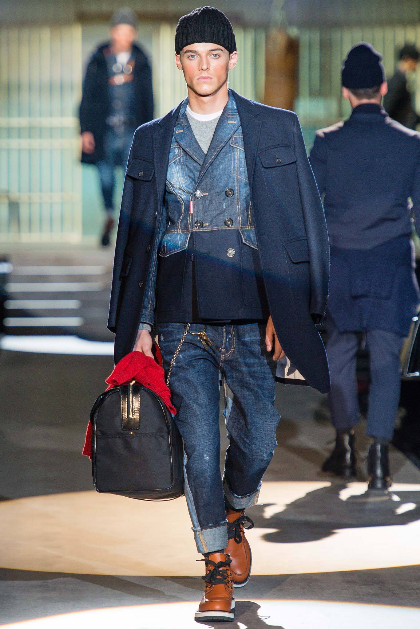 Dsquared2 F/W 14 Menswear Look 8