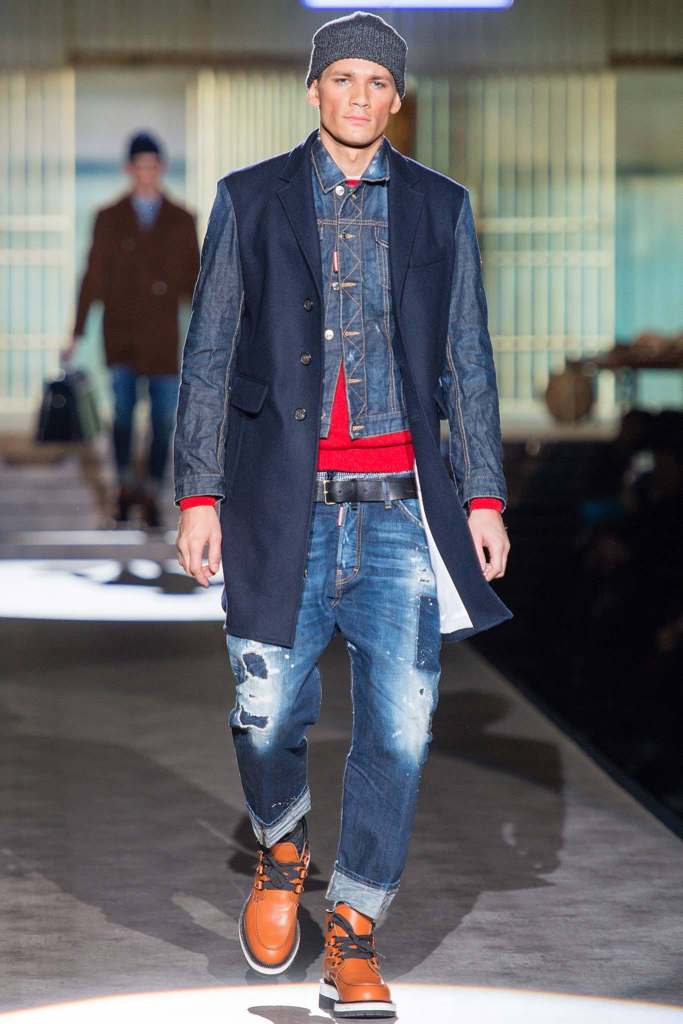 Dsquared2 F/W 14 Menswear Look 10