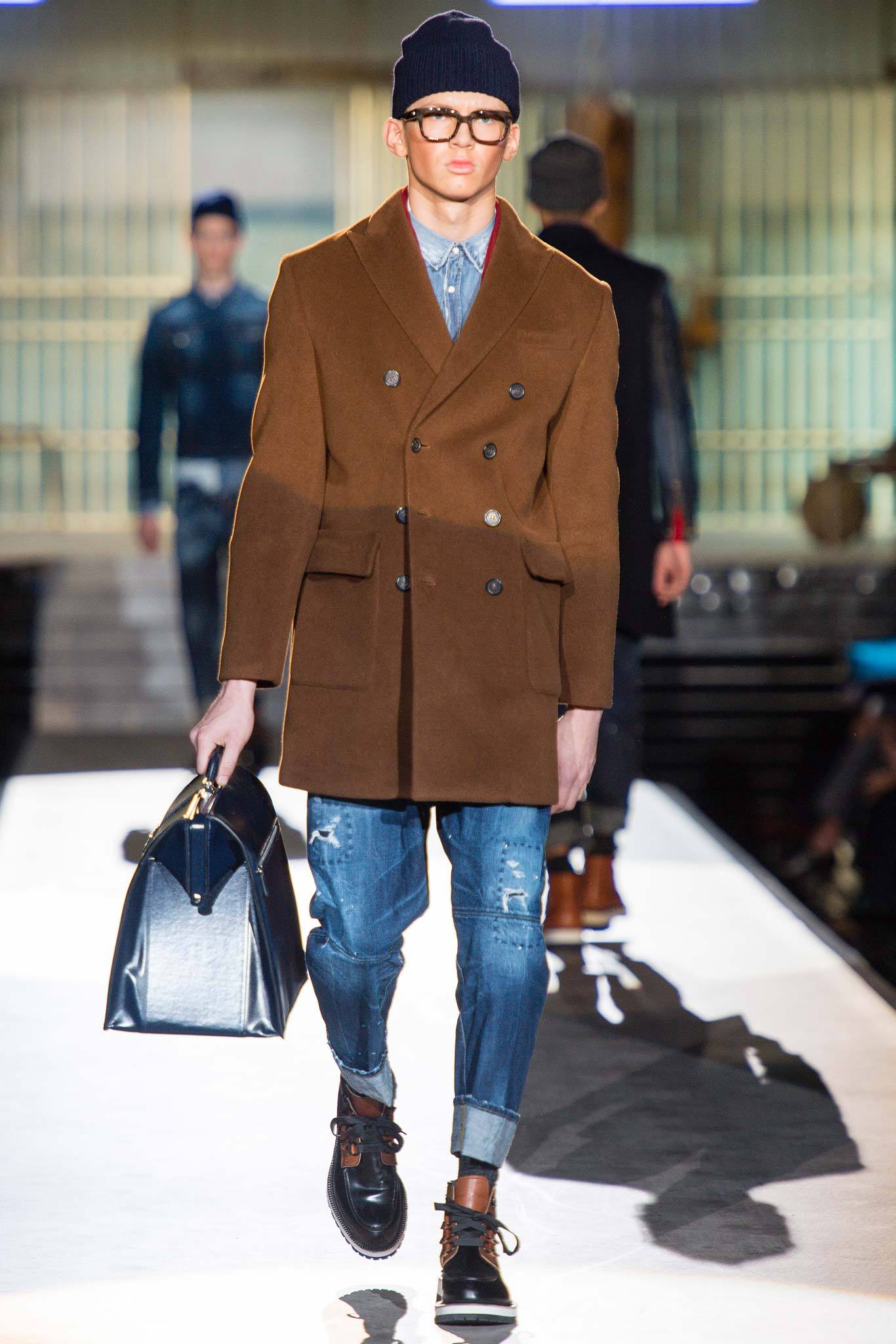 Dsquared2 F/W 14 Menswear Look 11