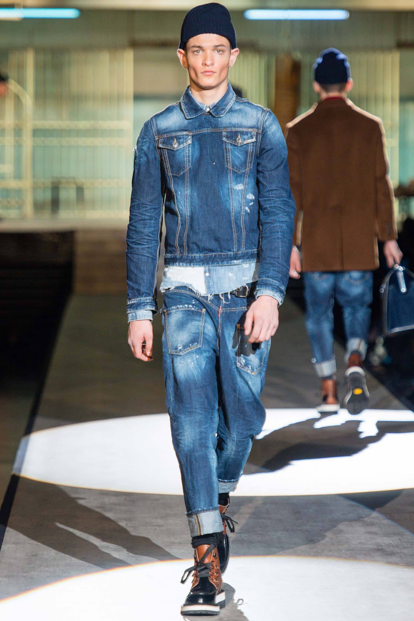 Dsquared2 F/W 14 Menswear Look 12