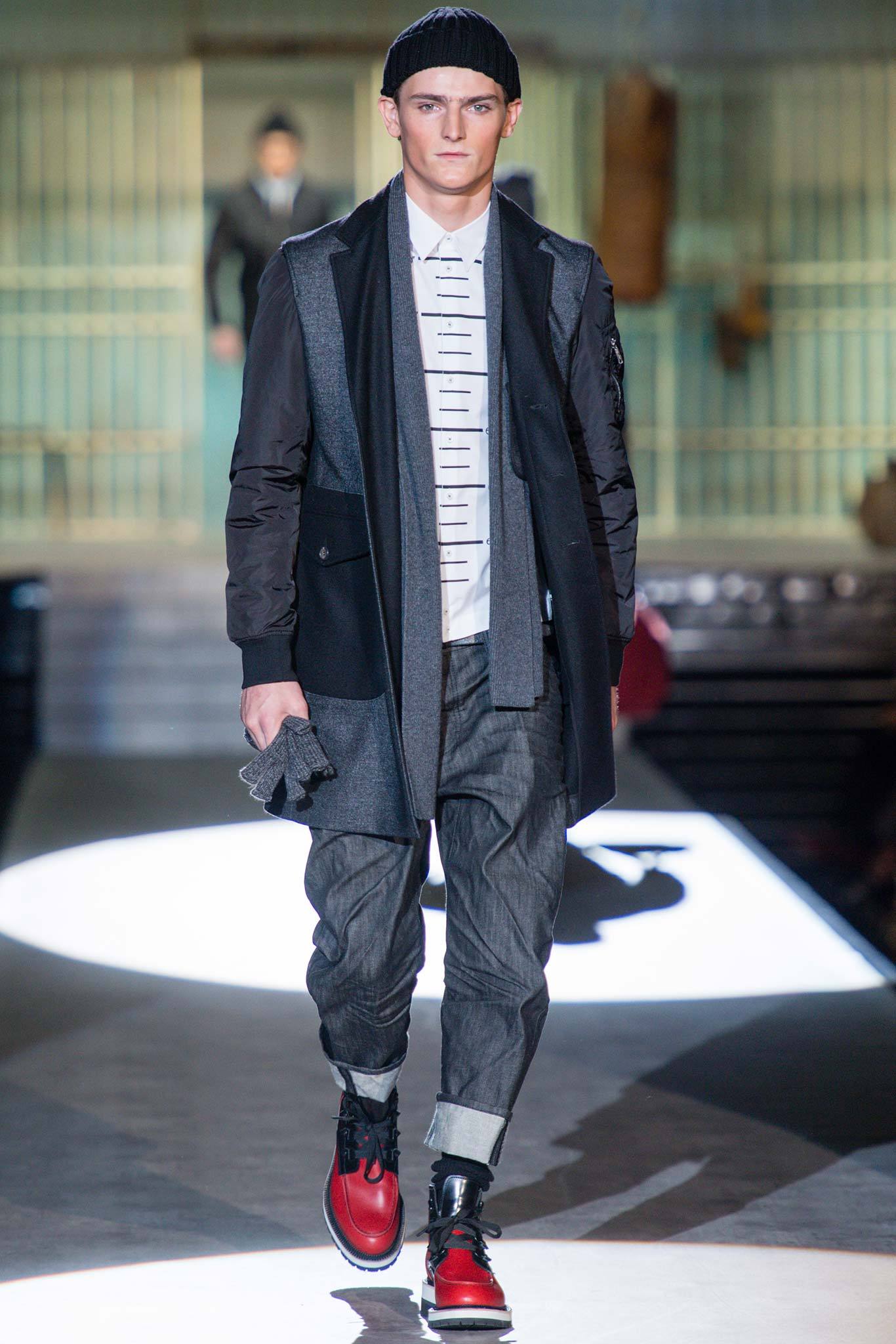 Dsquared2 F/W 14 Menswear Look 14