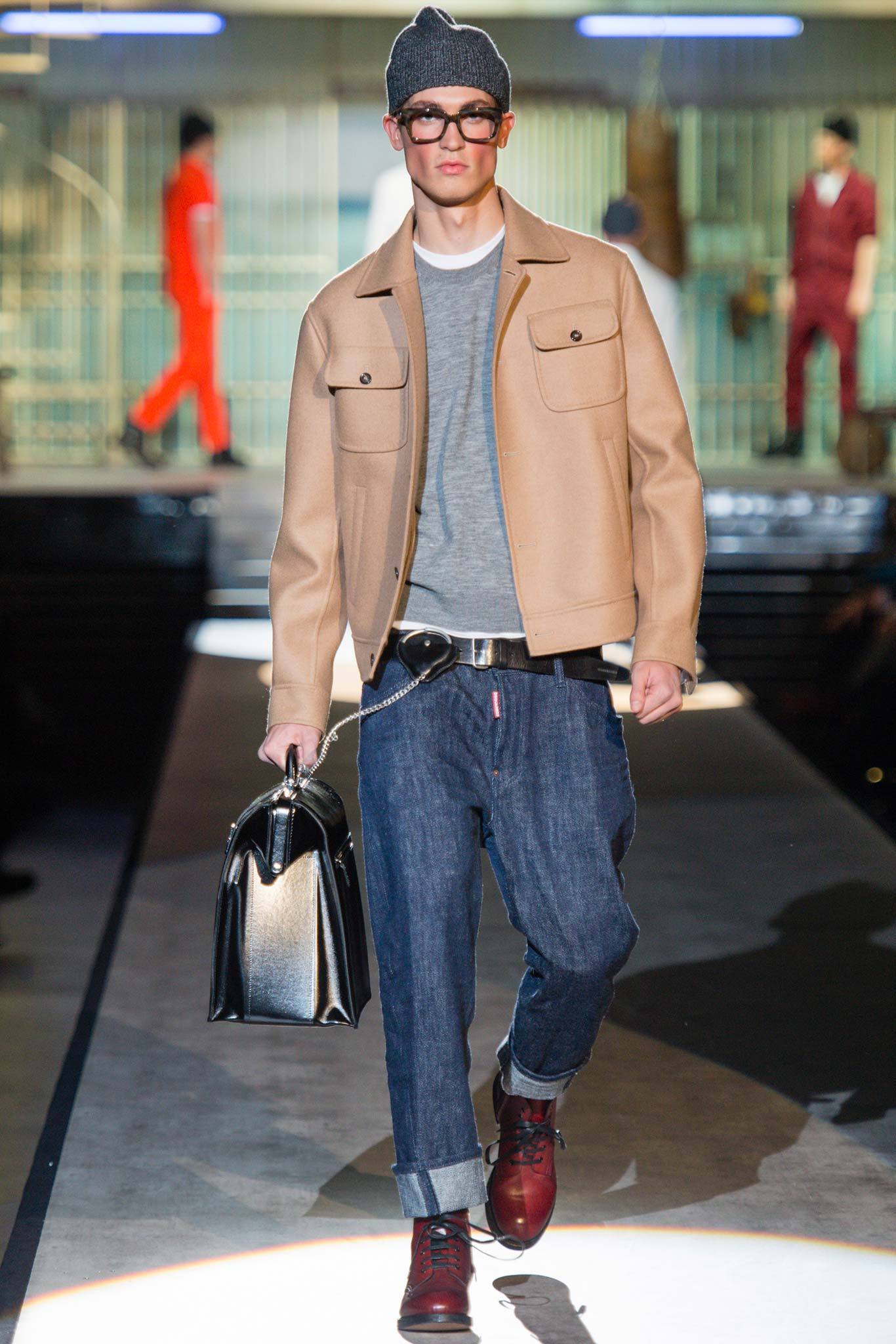 Dsquared2 F/W 14 Menswear Look 18