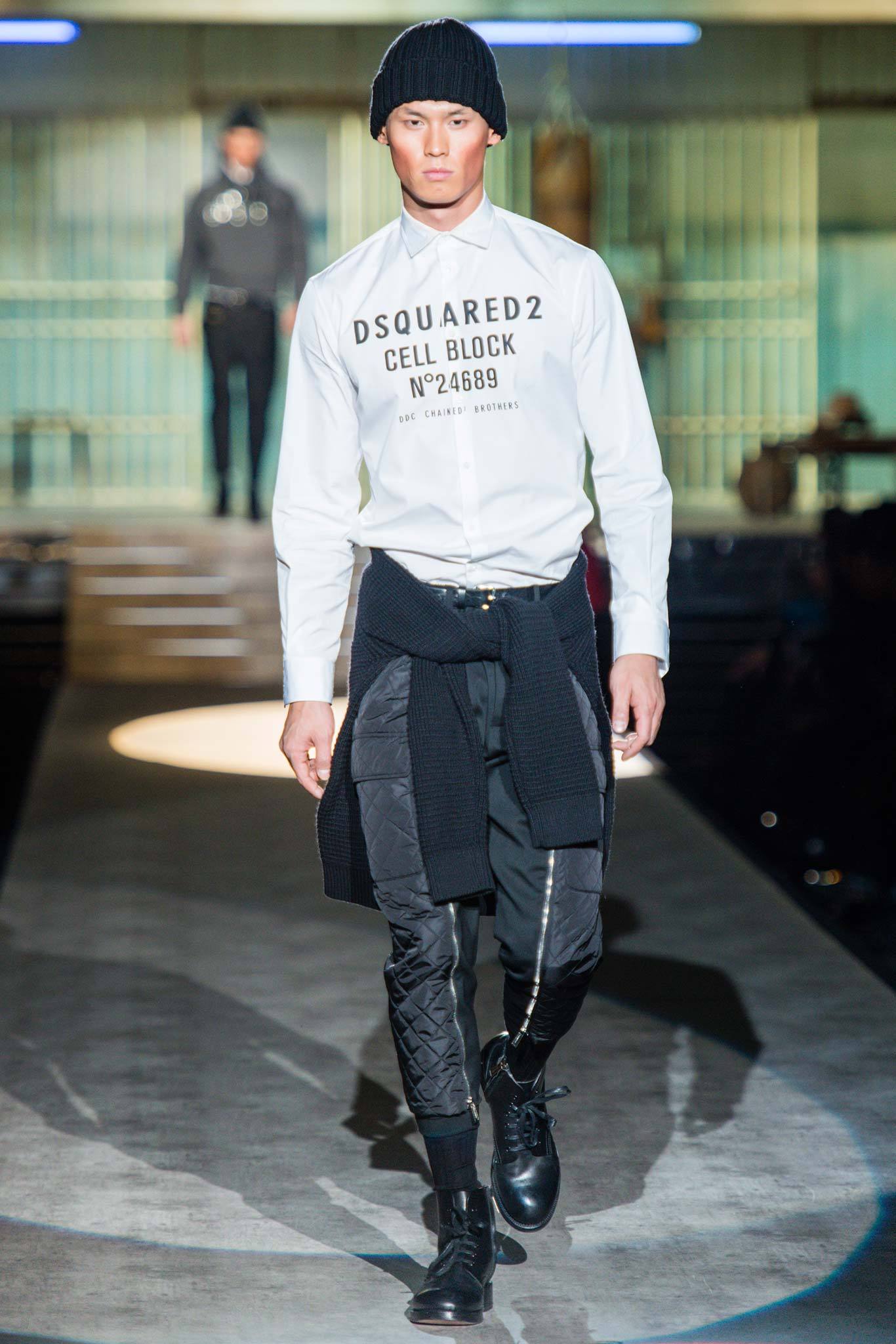 Dsquared2 F/W 14 Menswear Look 22