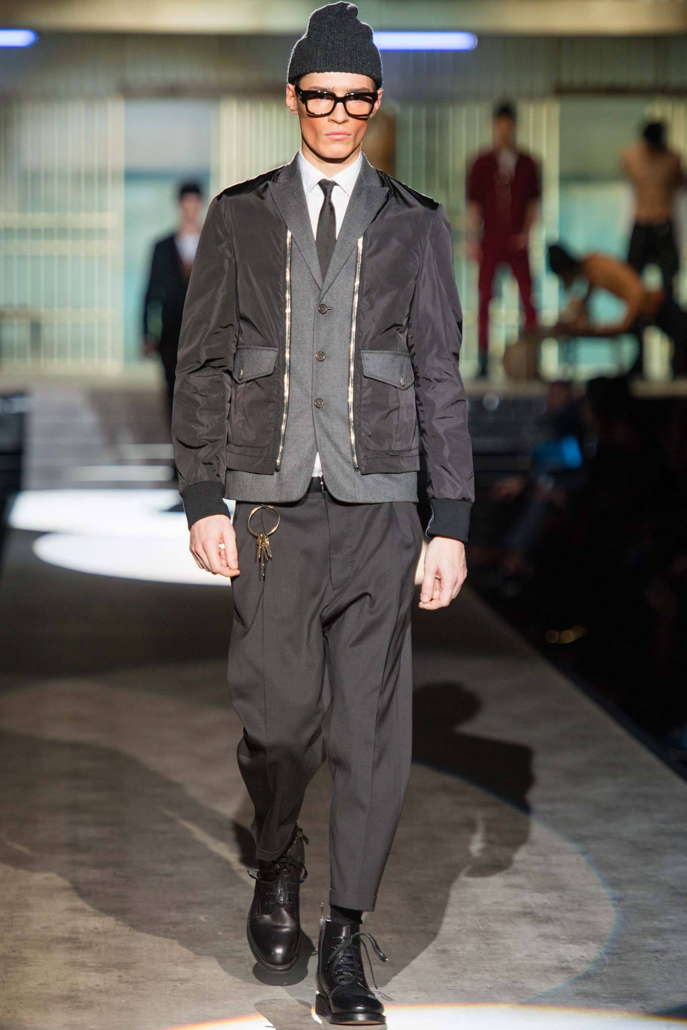 Dsquared2 F/W 14 Menswear Look 25