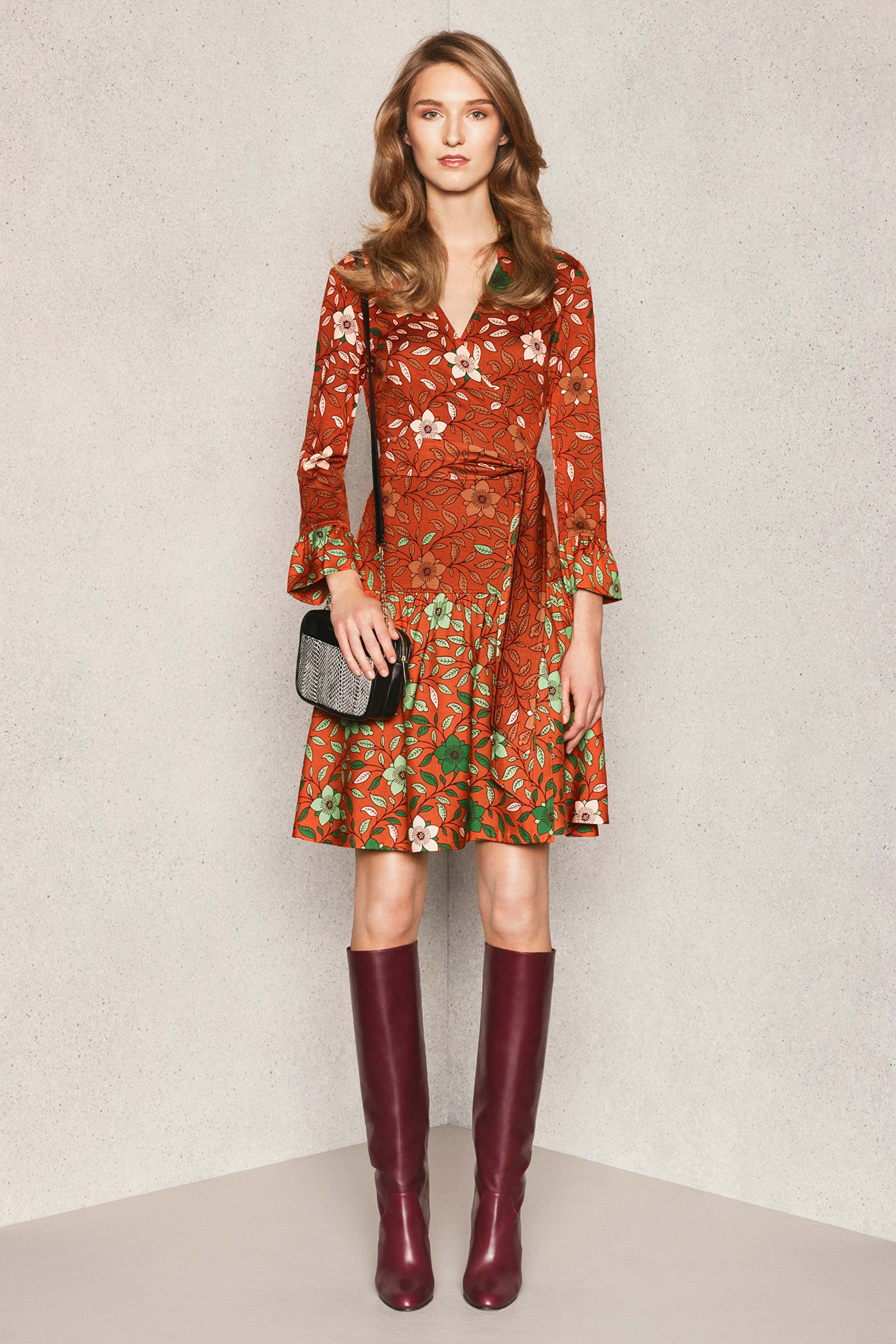 Diane von Furstenberg F/W 15 Look 1