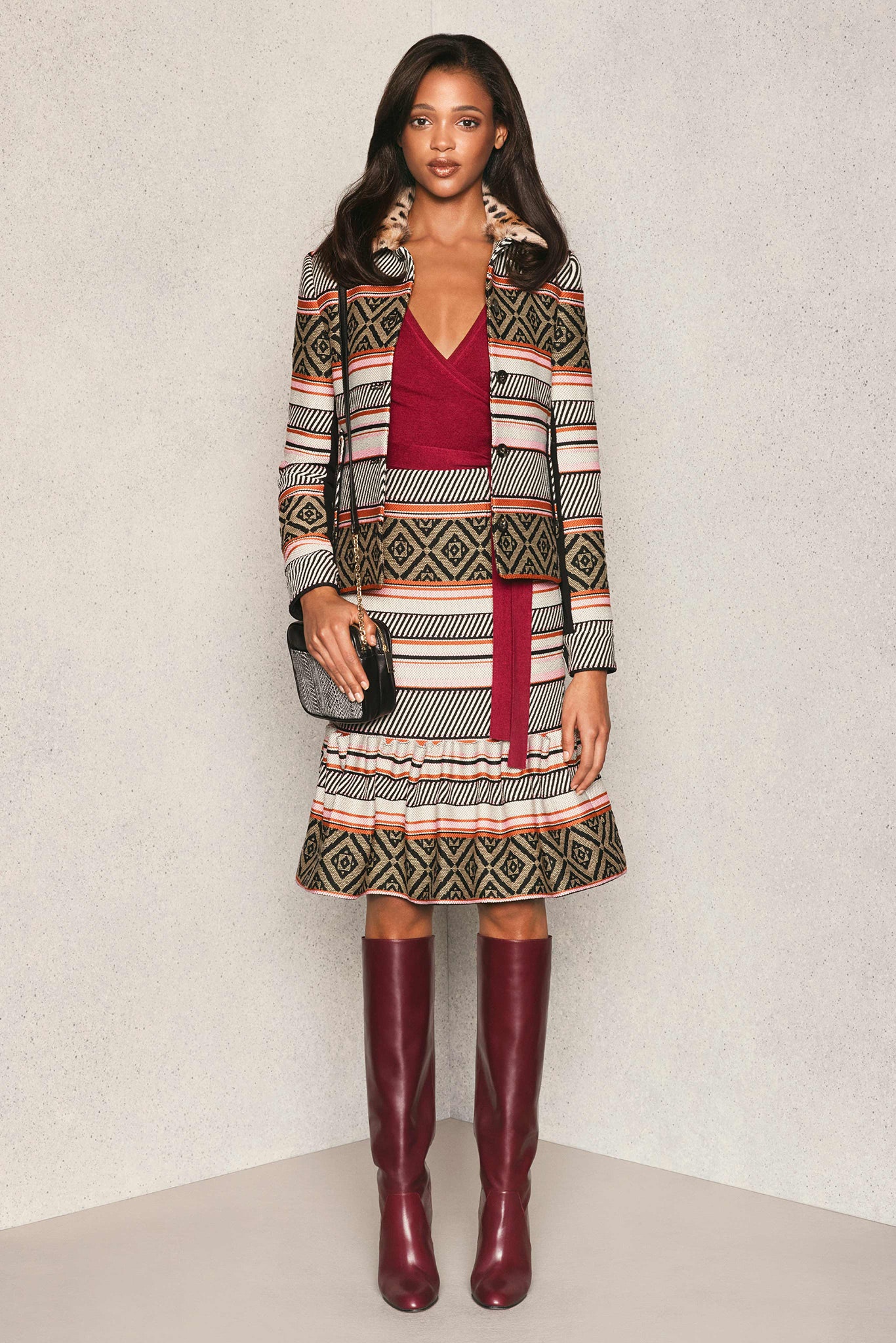 Diane von Furstenberg F/W 15 Look 4
