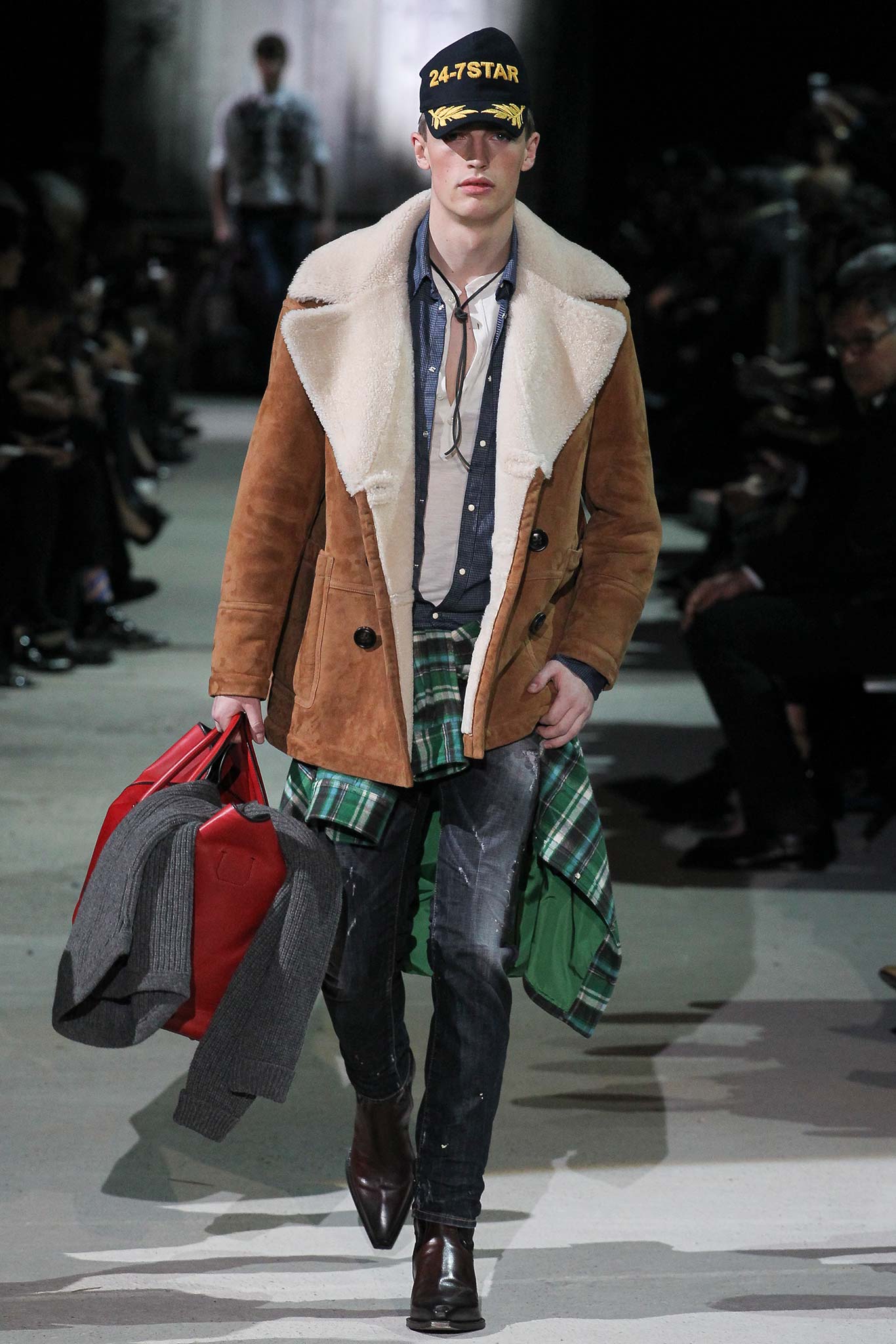 Dsquared2 F/W 15 Menswear Look 3