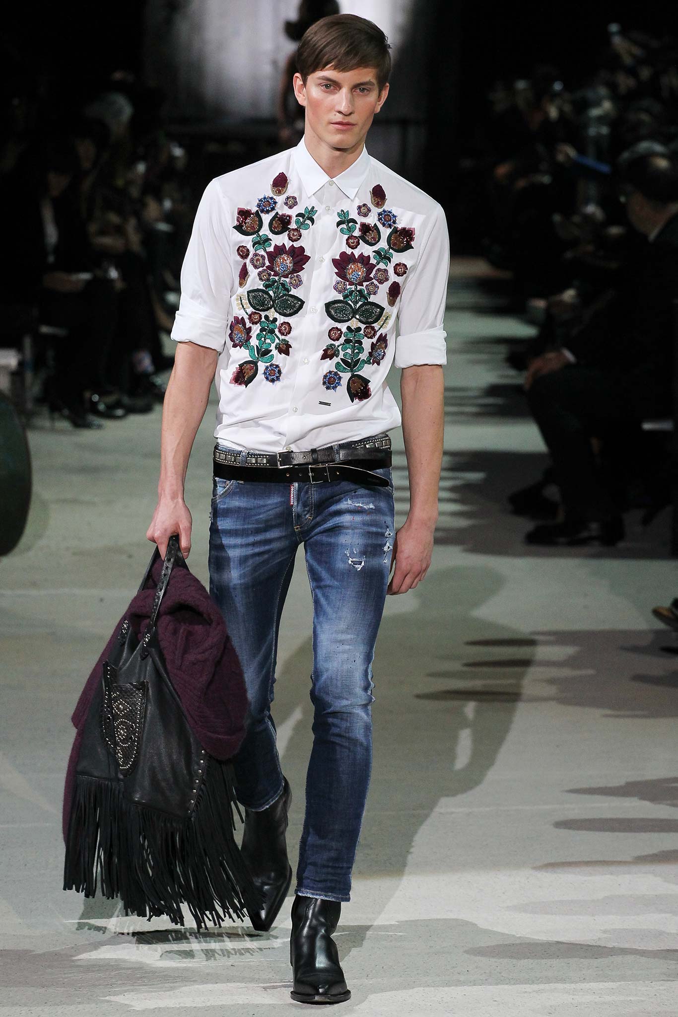 Dsquared2 F/W 15 Menswear Look 4