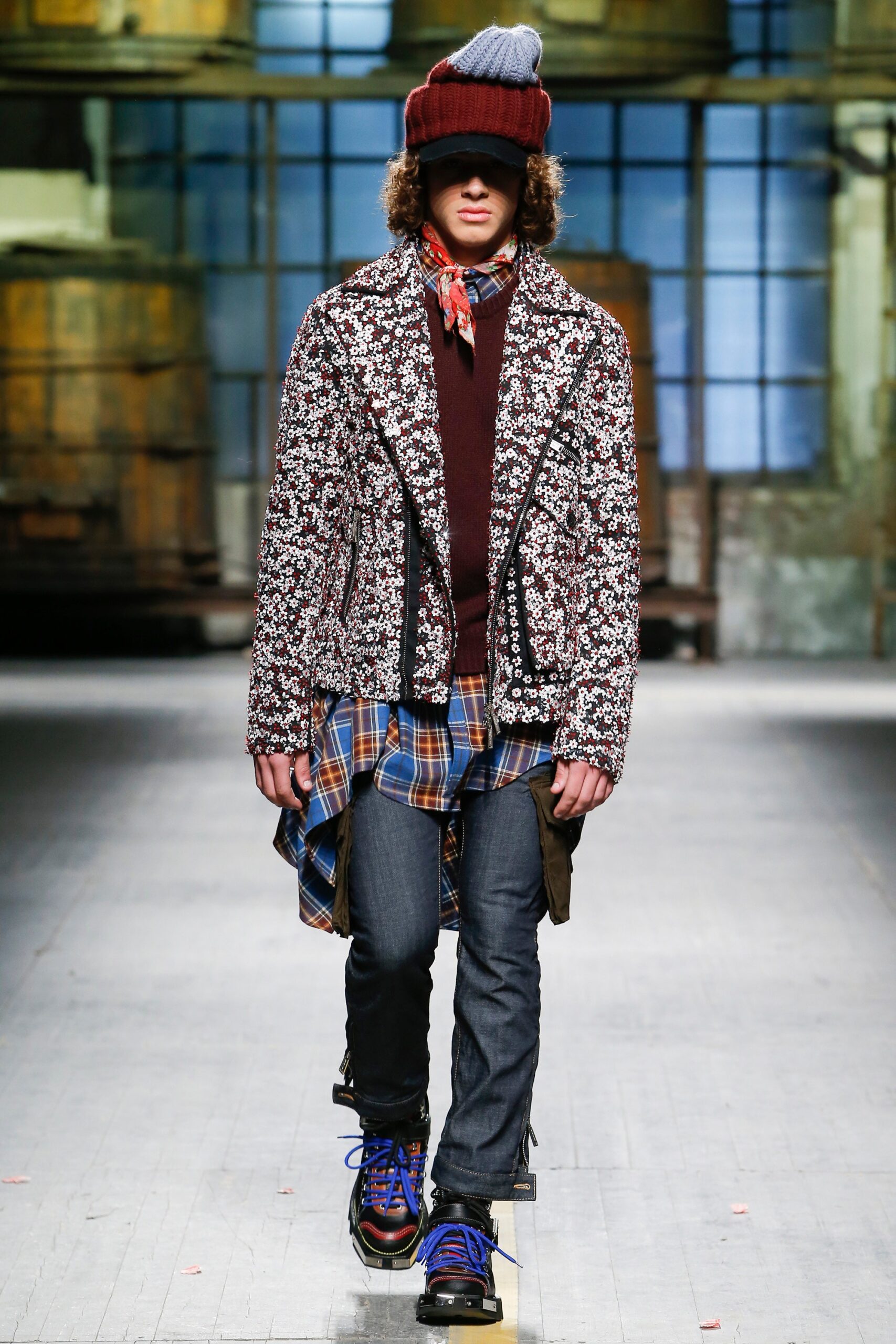 Dsquared2 F/W 17 Menswear Look 2