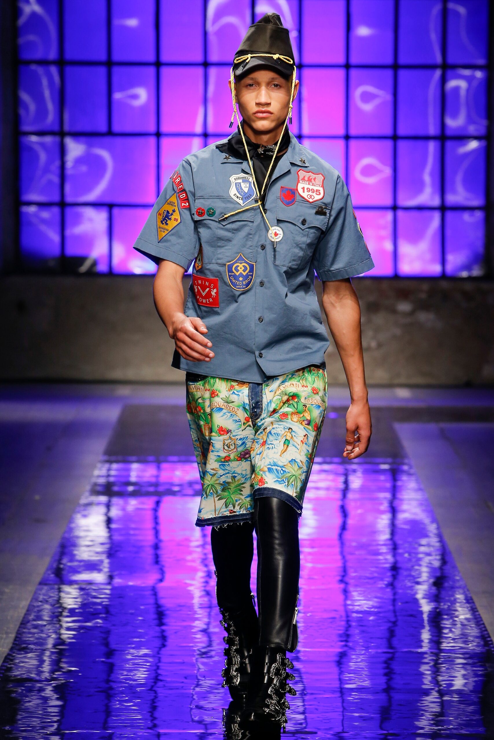 Dsquared2 S/S 18 Menswear Look 5