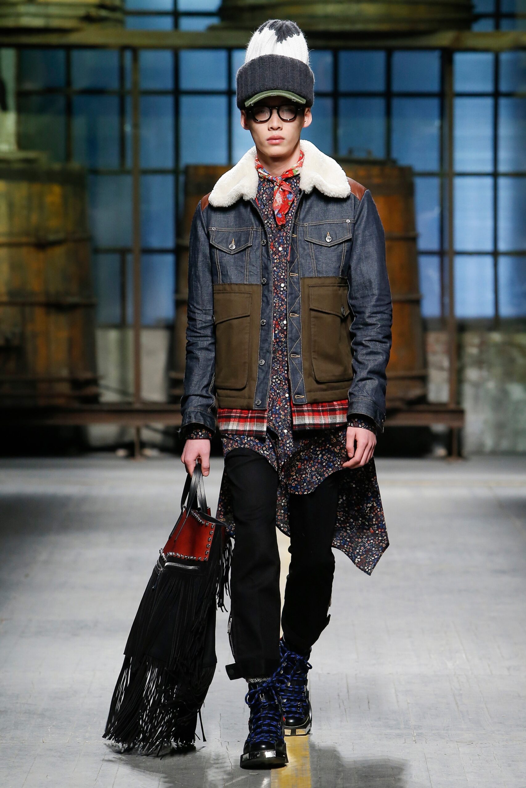 Dsquared2 F/W 17 Menswear Look 7