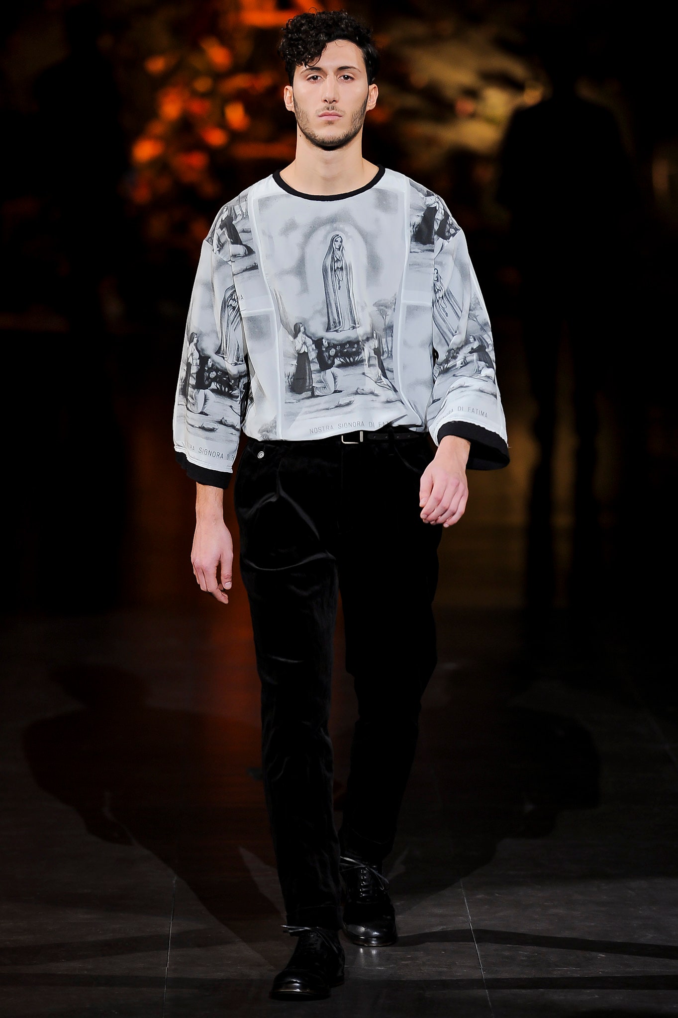 Dolce & Gabbana F/W 13 Menswear Look 2
