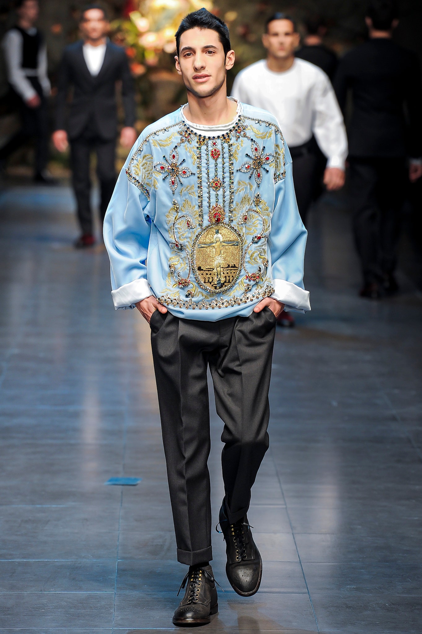 Dolce & Gabbana F/W 13 Menswear Look 73