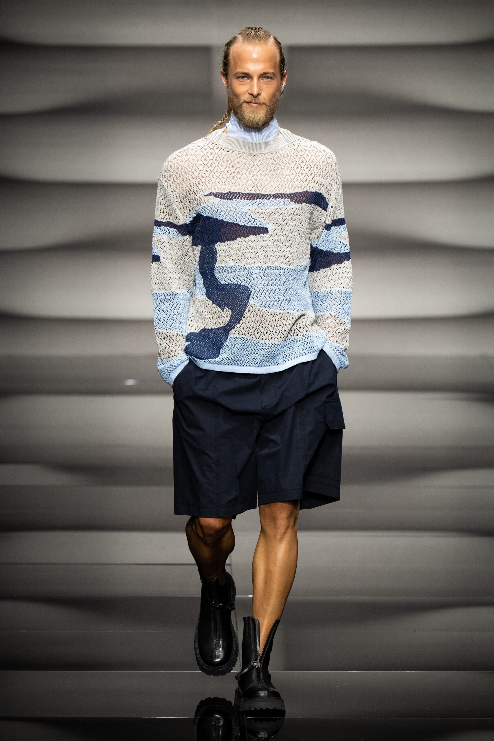 Emporio Armani S/S 23 Menswear Look 57