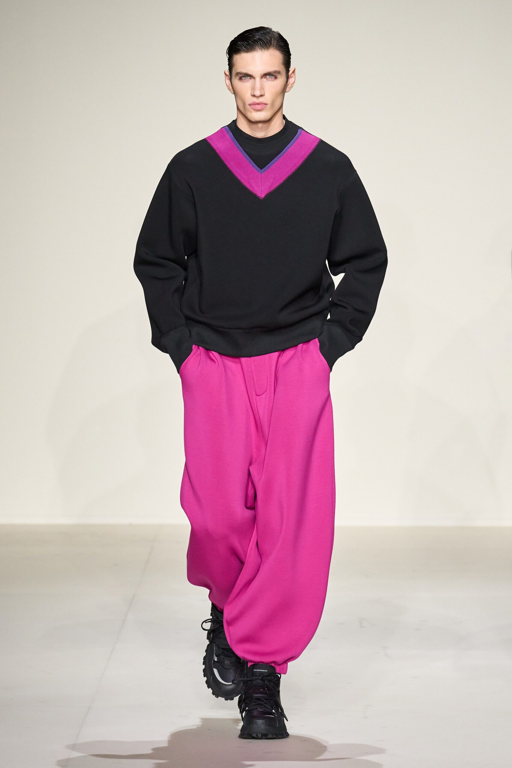 Emporio Armani F/W 23 Menswear Look 61