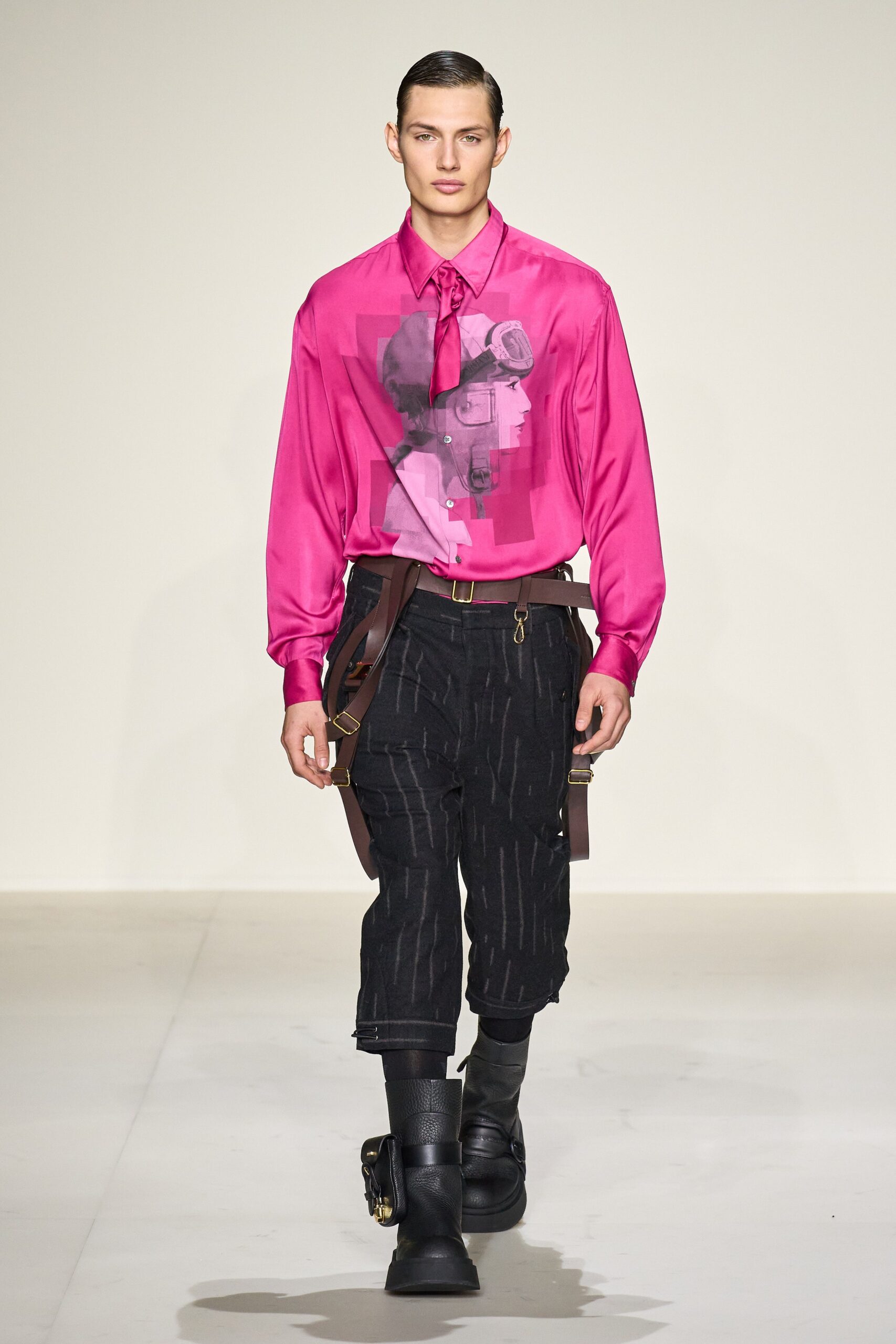 Emporio Armani F/W 23 Menswear Look 62