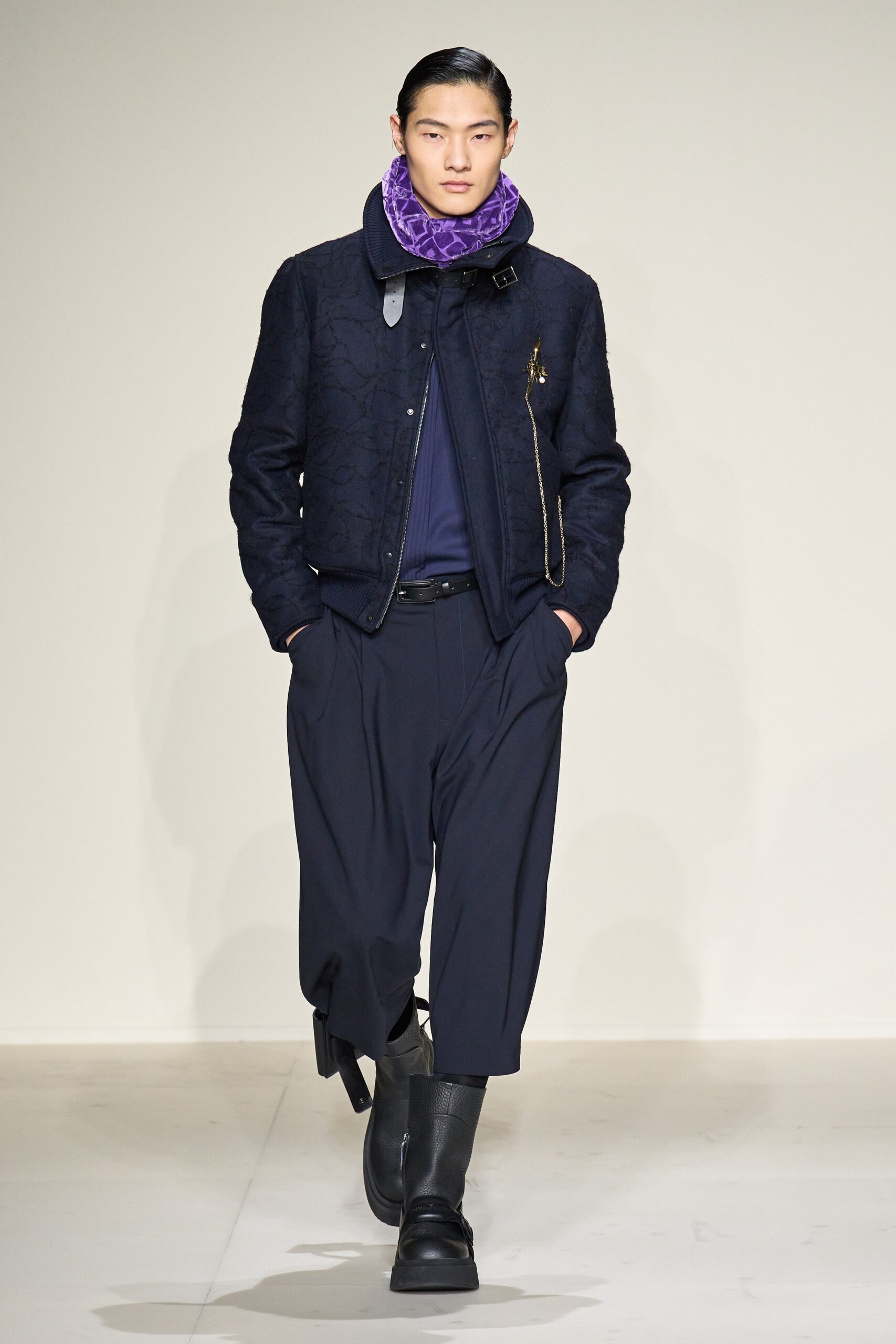 Emporio Armani F/W 23 Menswear Look 63