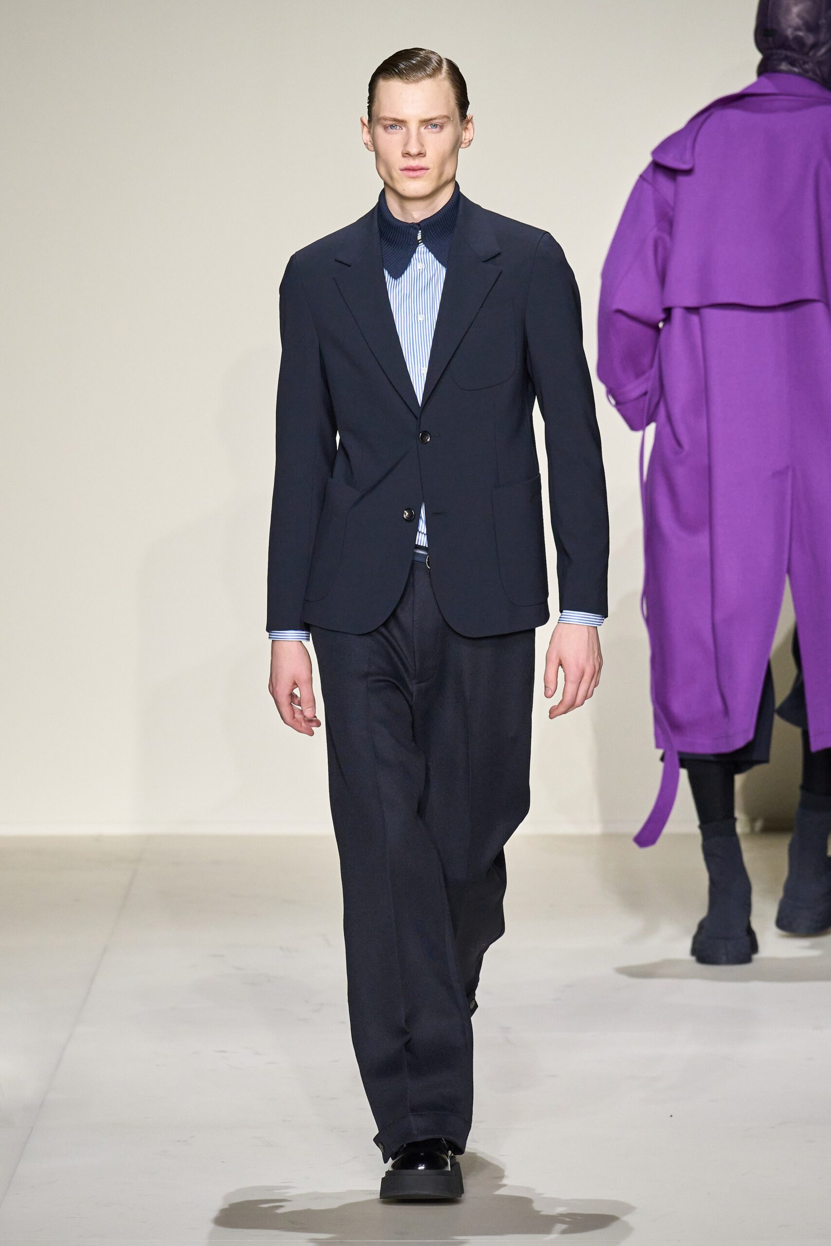 Emporio Armani F/W 23 Menswear Look 77