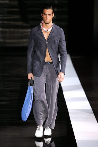 Emporio Armani S/S 05 Menswear Look 1