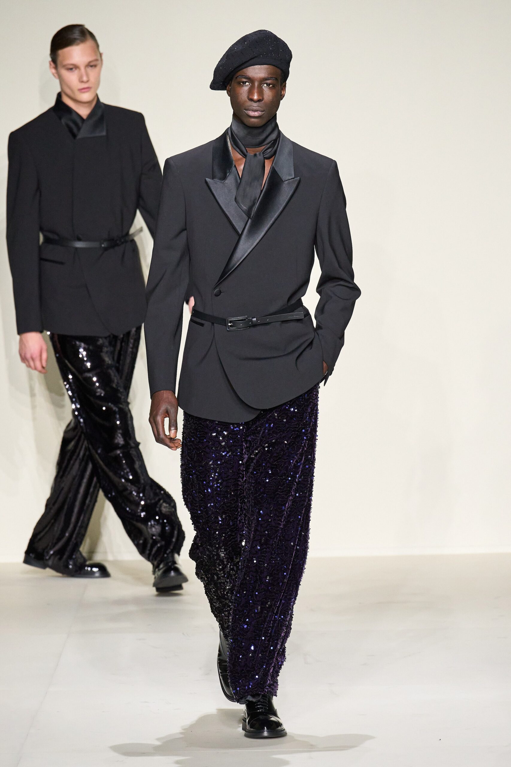 Emporio Armani F/W 23 Menswear Look 92