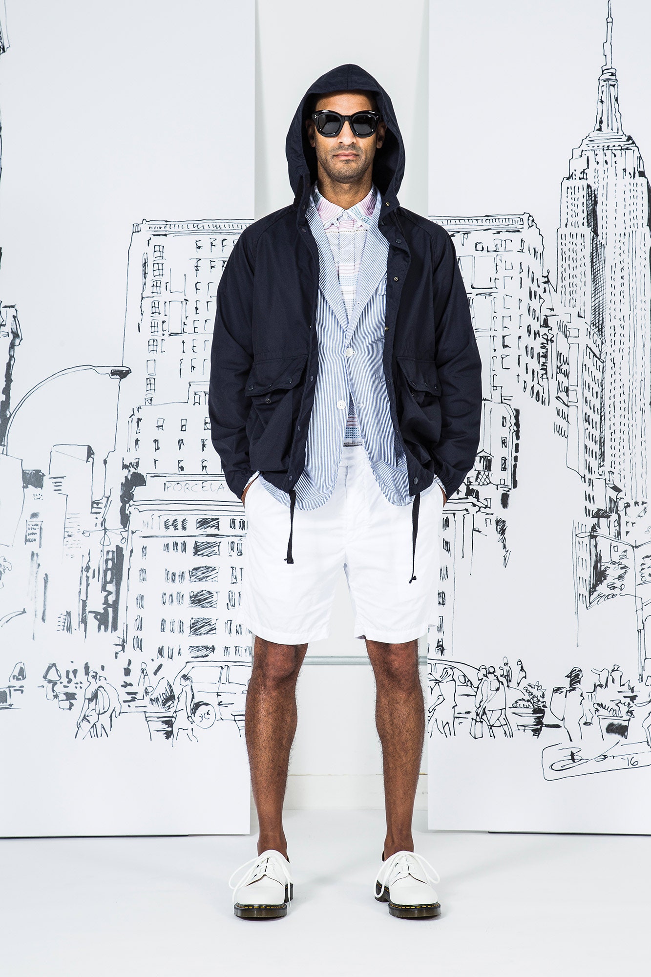 Engineered Garments S/S 17 Menswear Look 1