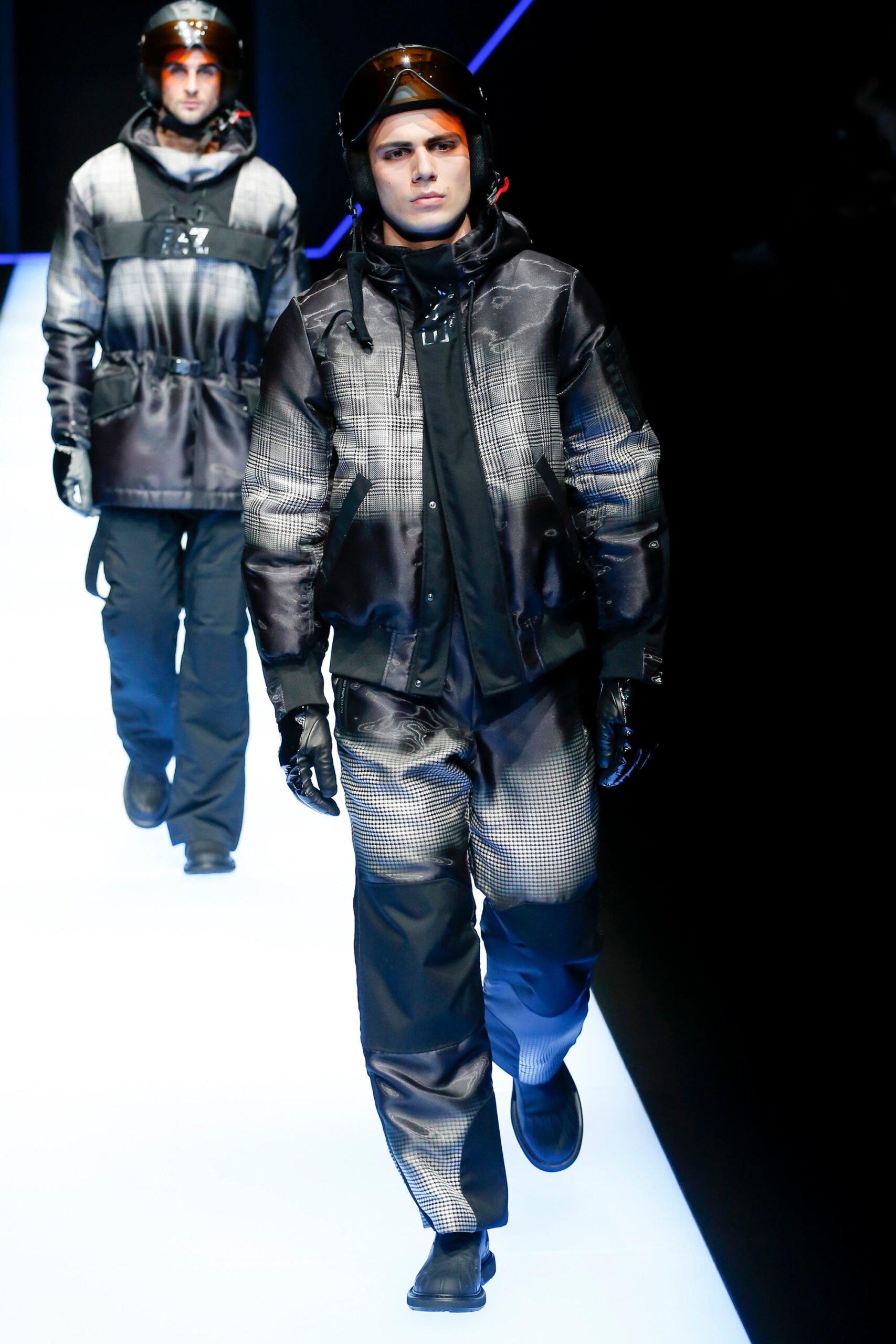 Emporio Armani F/W 18 Menswear Look 1