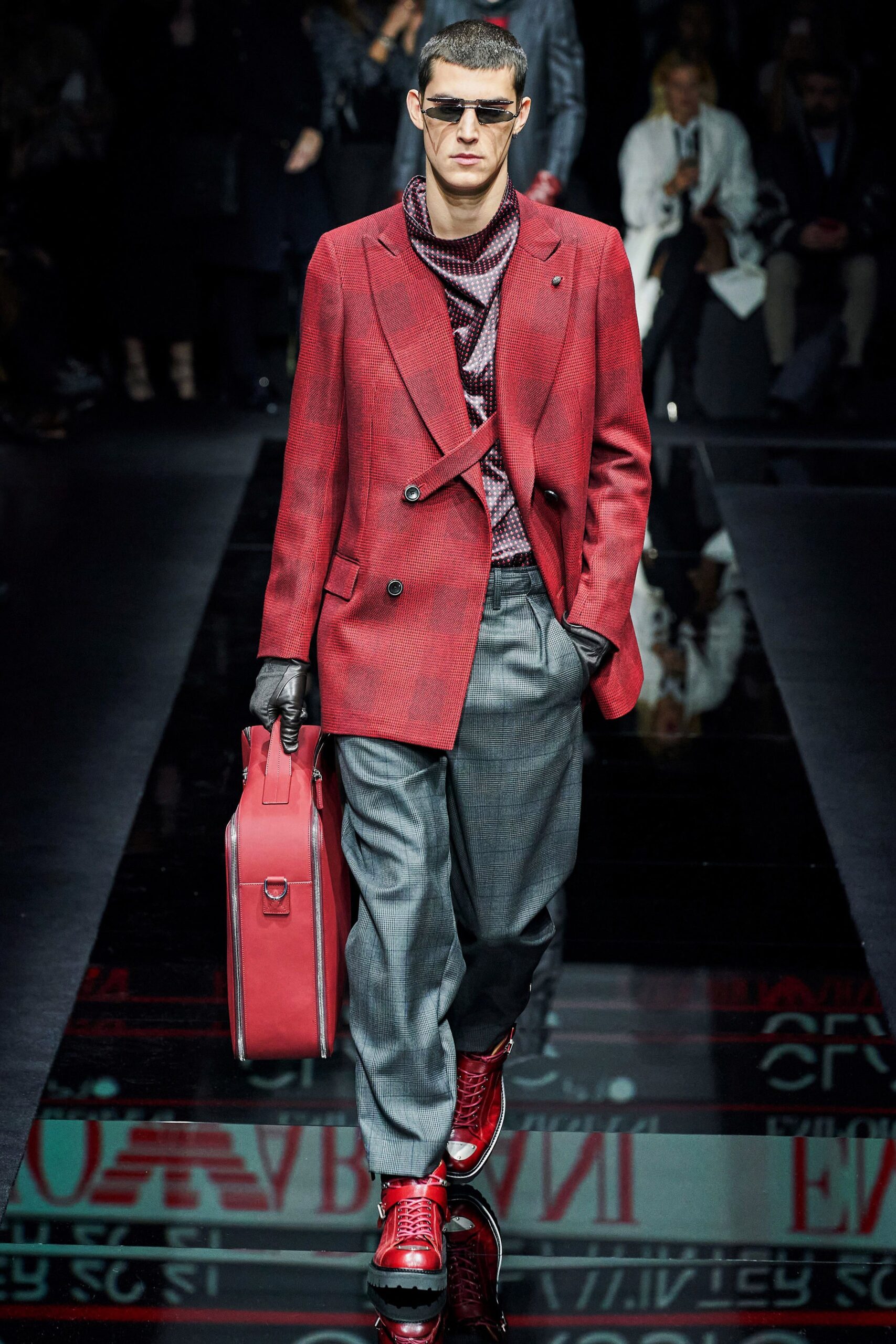 Emporio Armani F/W 20 Menswear Look 3