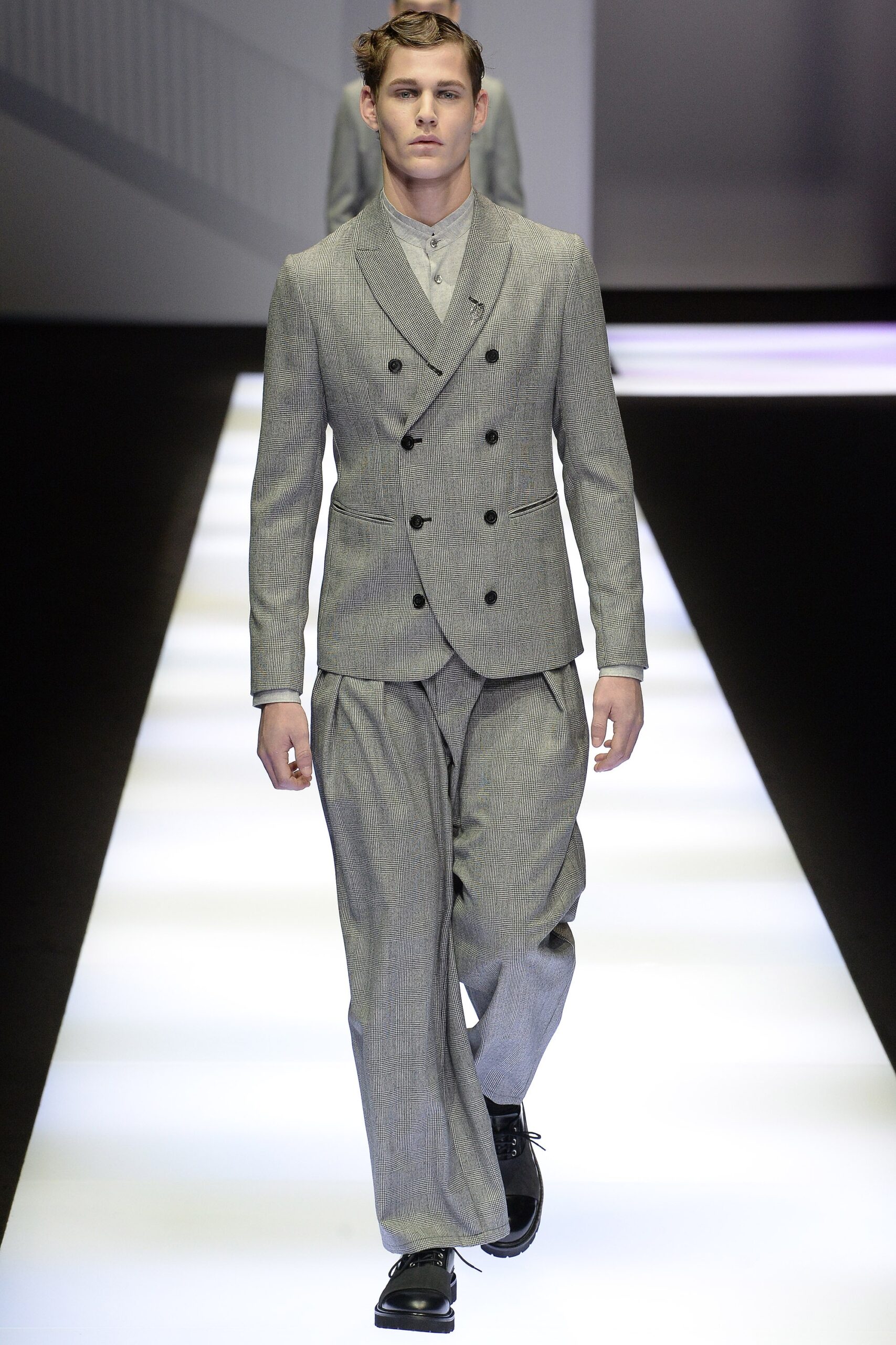 Emporio Armani F/W 17 Menswear Look 1