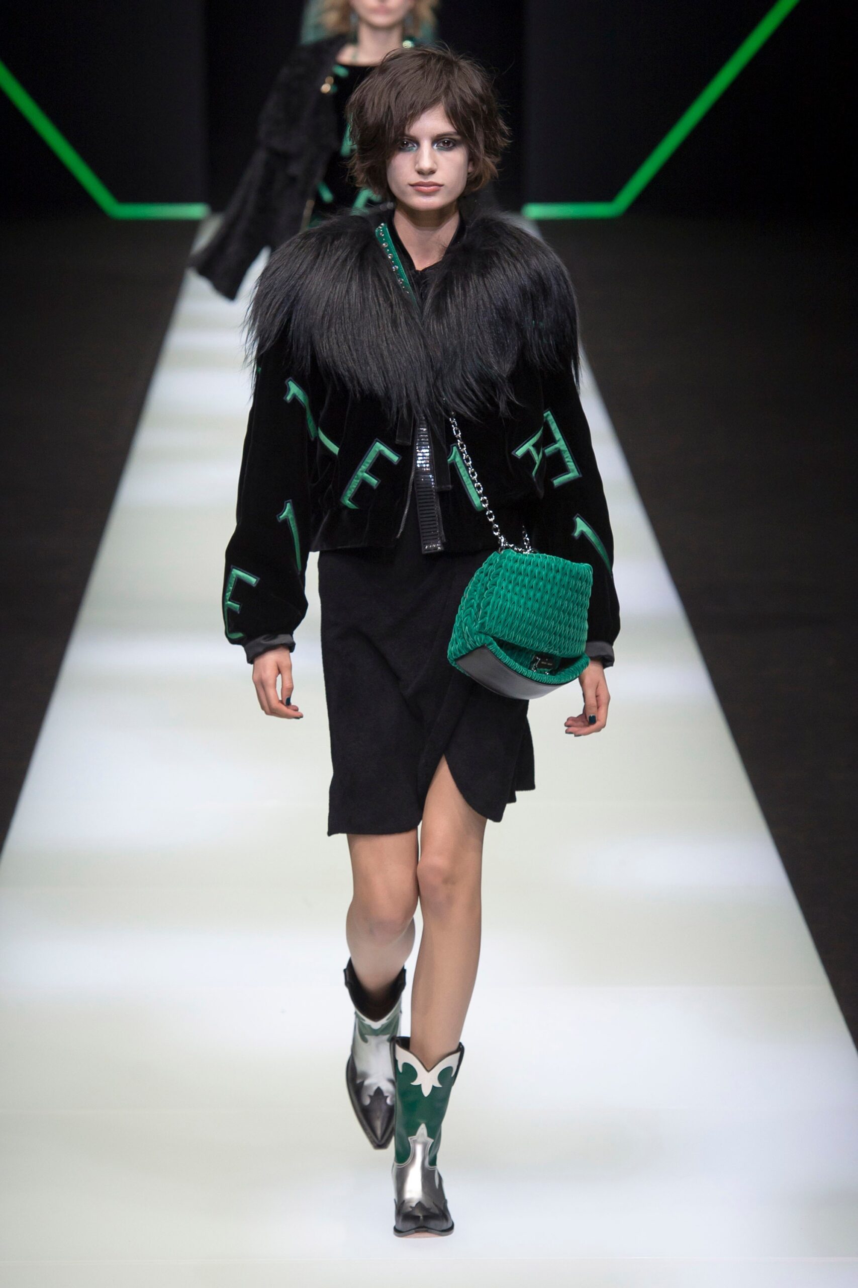 Emporio Armani F/W 18 Look 1