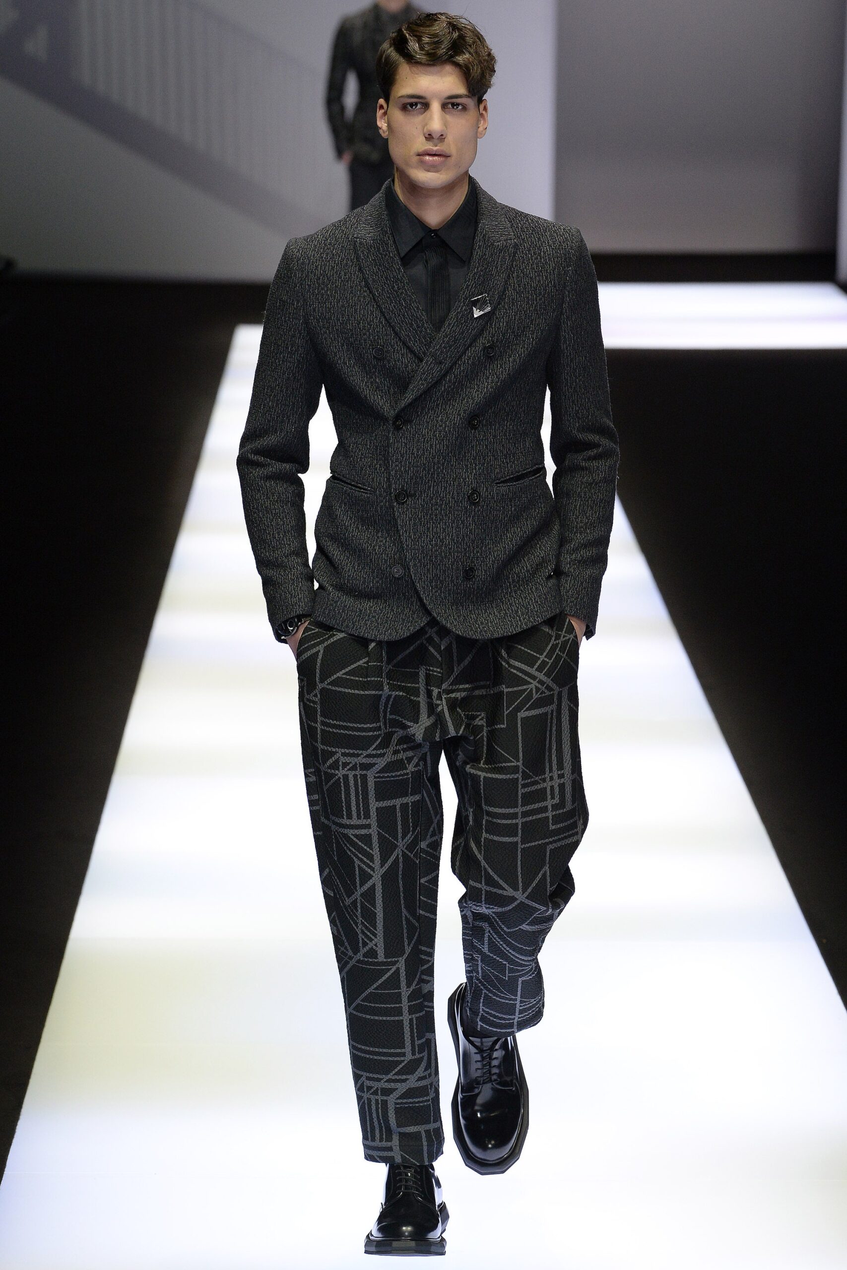 Emporio Armani F/W 17 Menswear Look 6