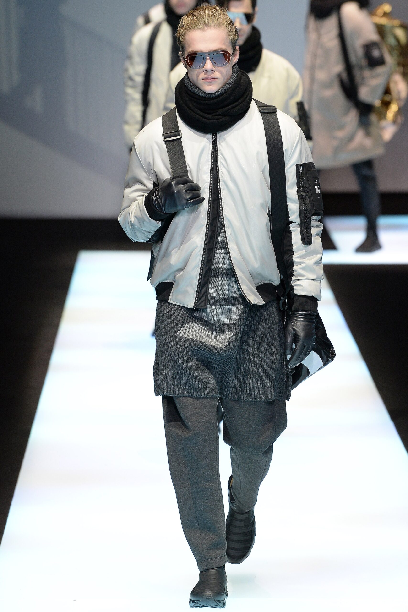 Emporio Armani F/W 17 Menswear Look 58