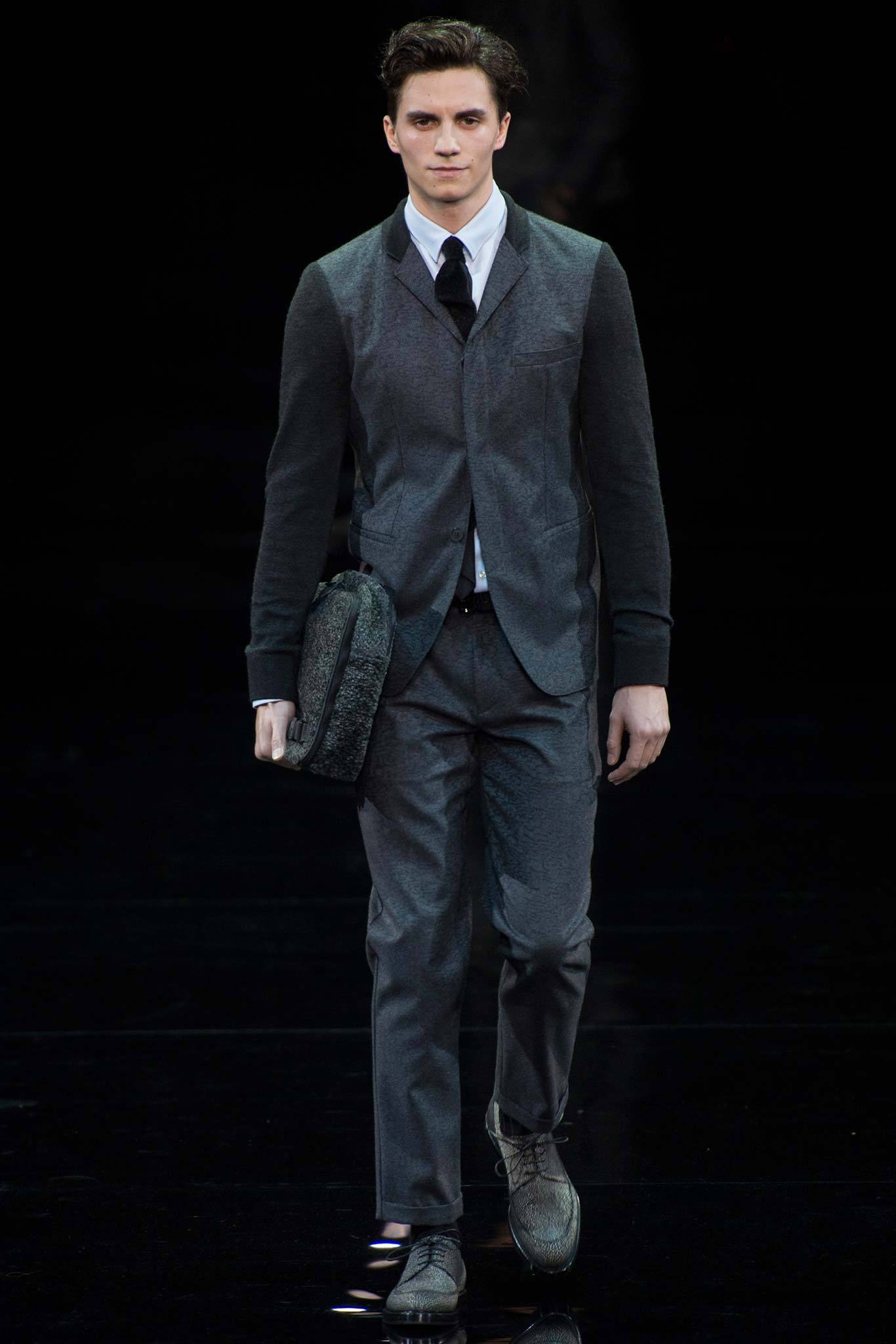 Emporio Armani F/W 14 Menswear Look 5