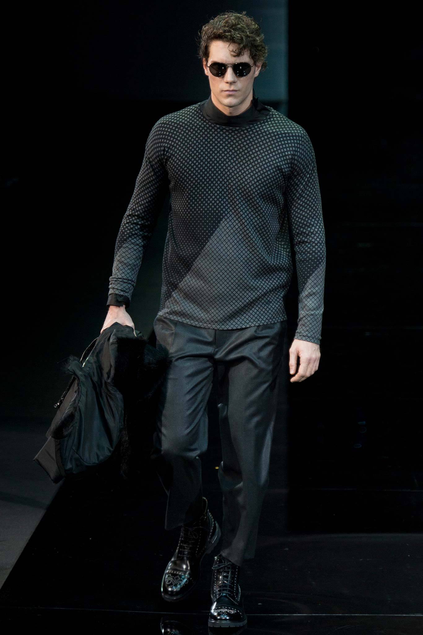 Emporio Armani F/W 14 Menswear Look 7
