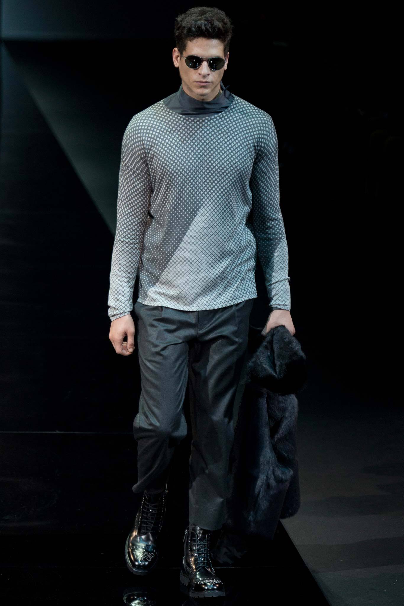 Emporio Armani F/W 14 Menswear Look 8