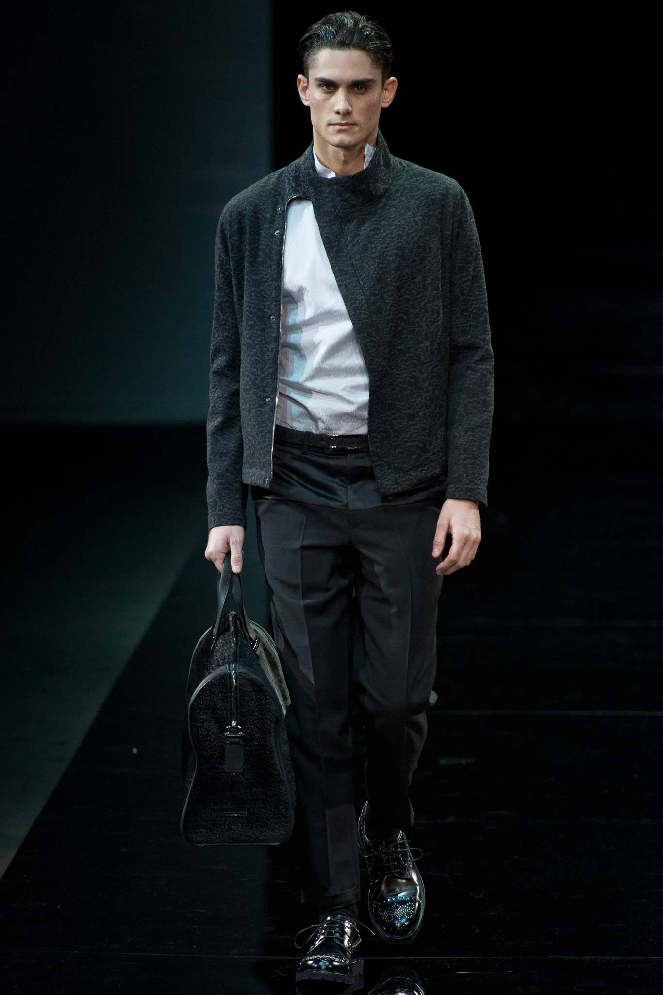 Emporio Armani F/W 14 Menswear Look 11