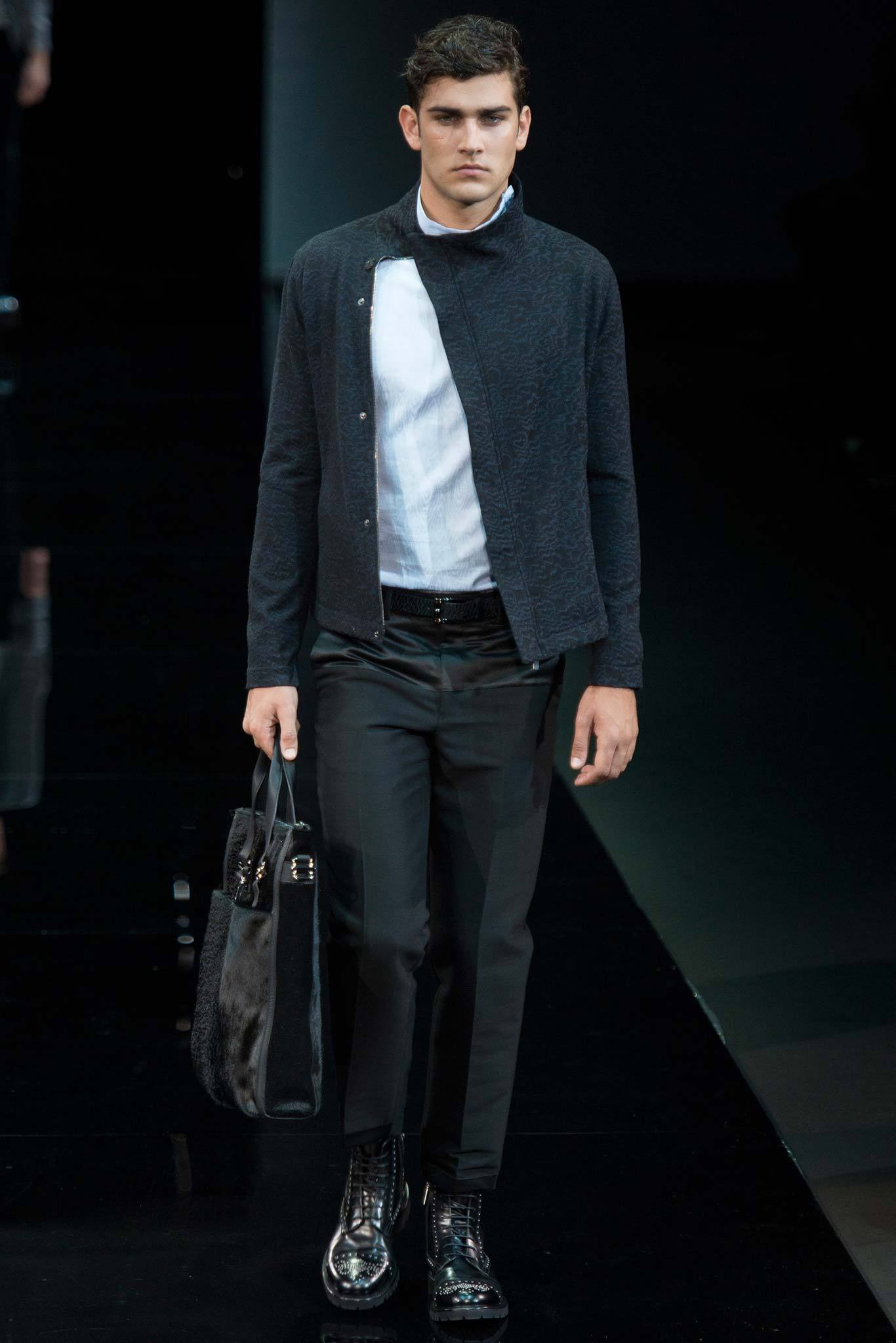 Emporio Armani F/W 14 Menswear Look 12