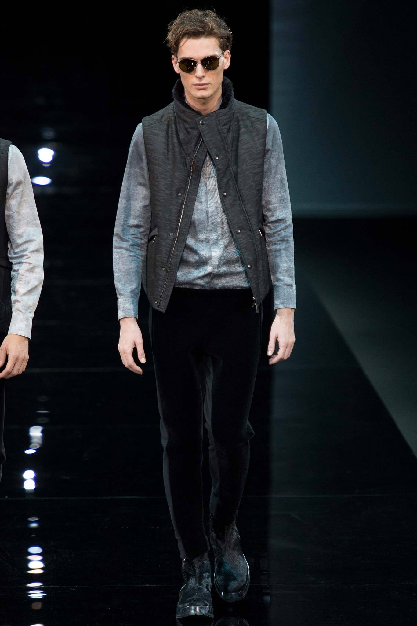 Emporio Armani F/W 14 Menswear Look 14